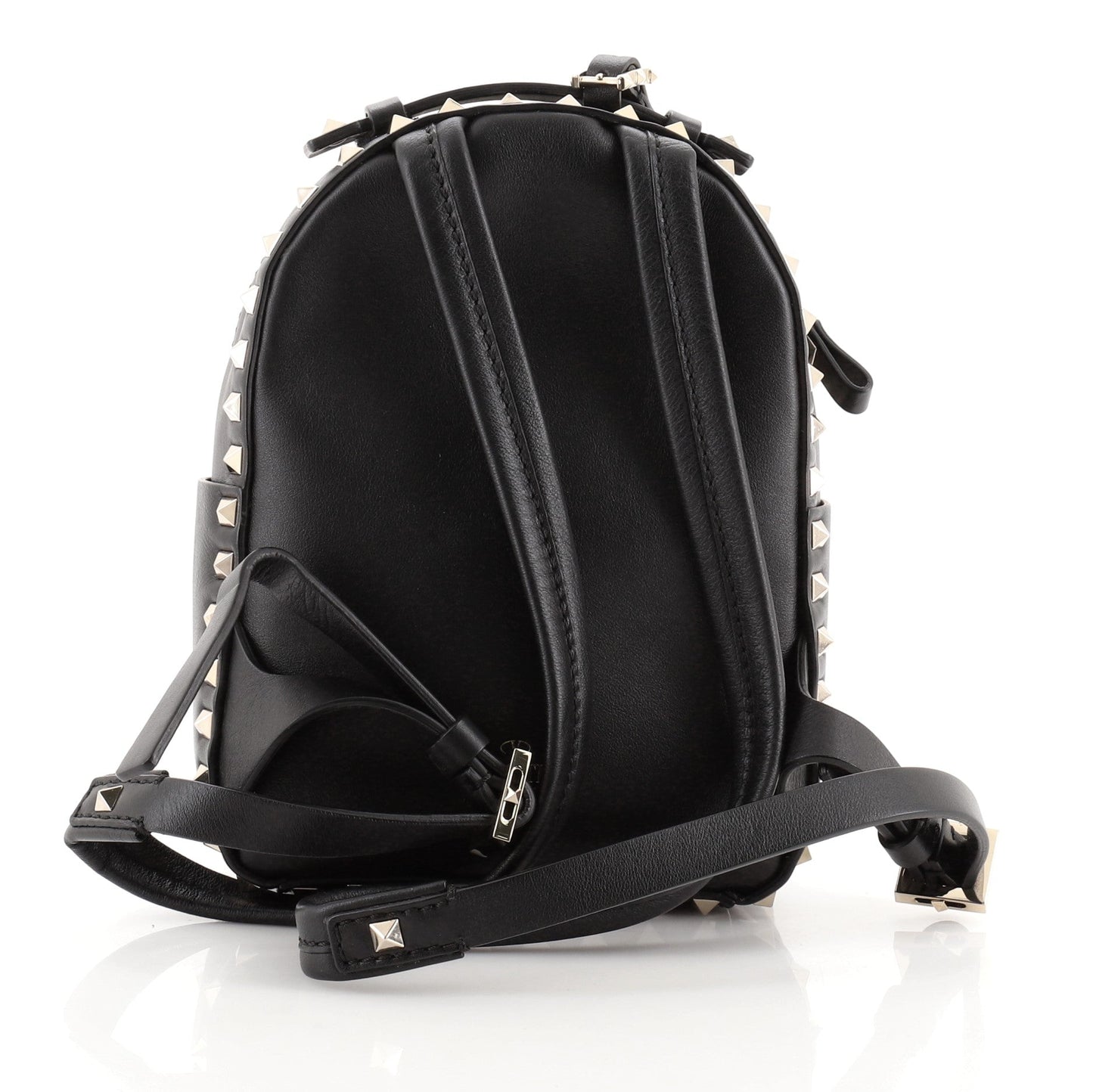 Rockstud Backpack Leather Mini