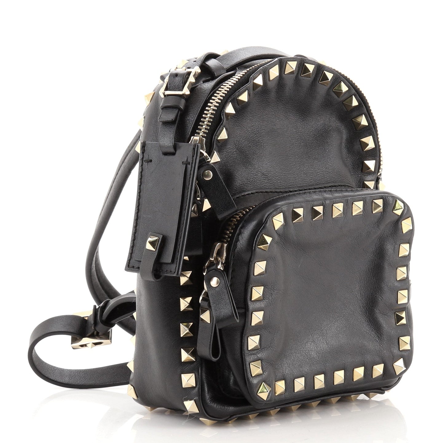 Rockstud Backpack Leather Mini