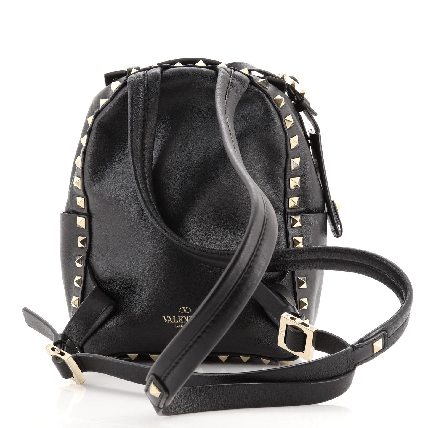 Rockstud Backpack Leather Mini