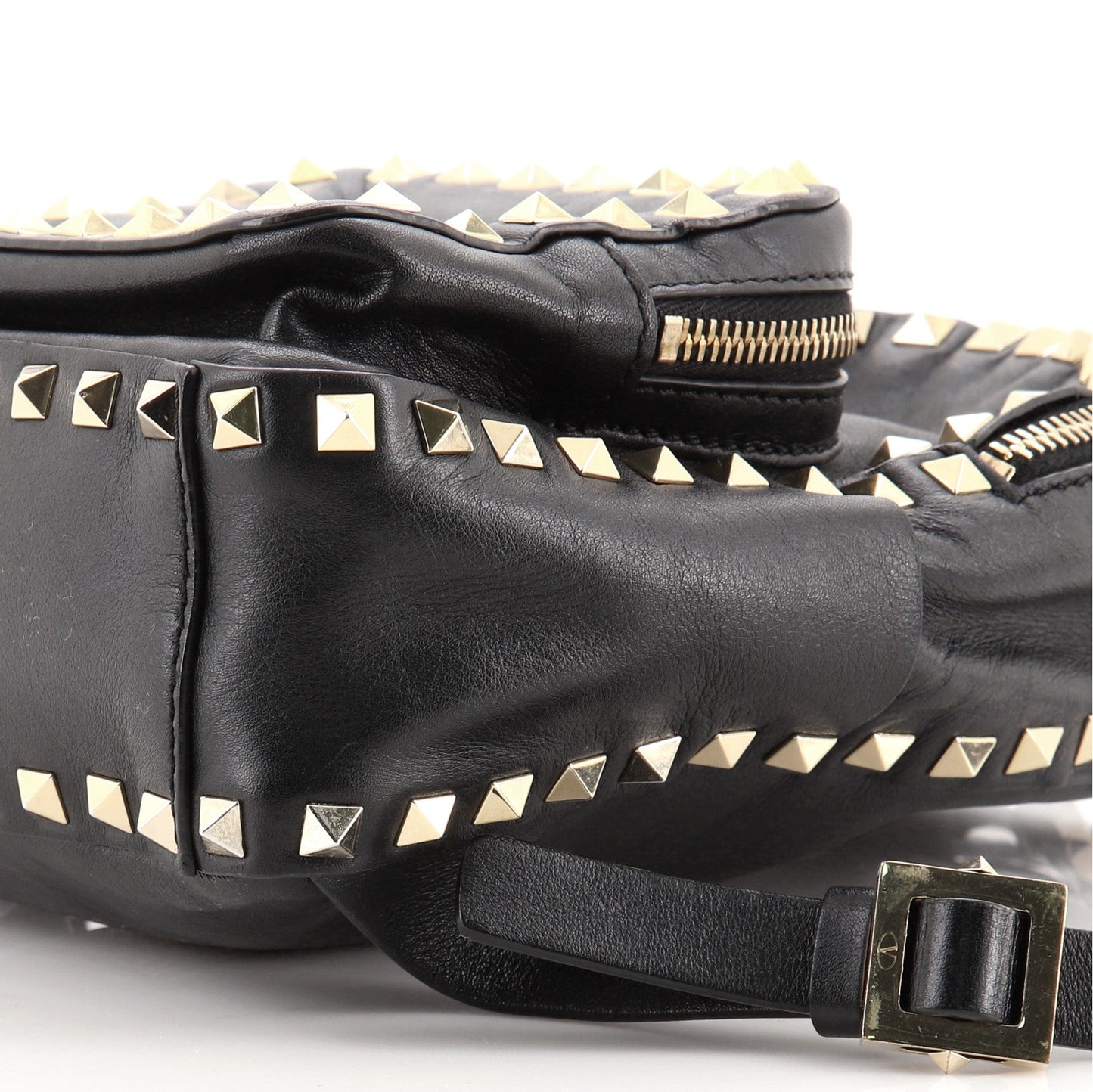 Rockstud Backpack Leather Mini