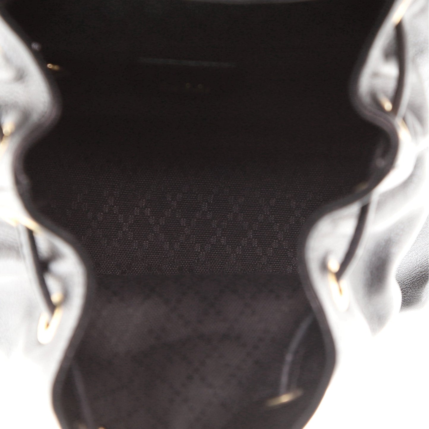 Vintage Bamboo Backpack Leather Mini