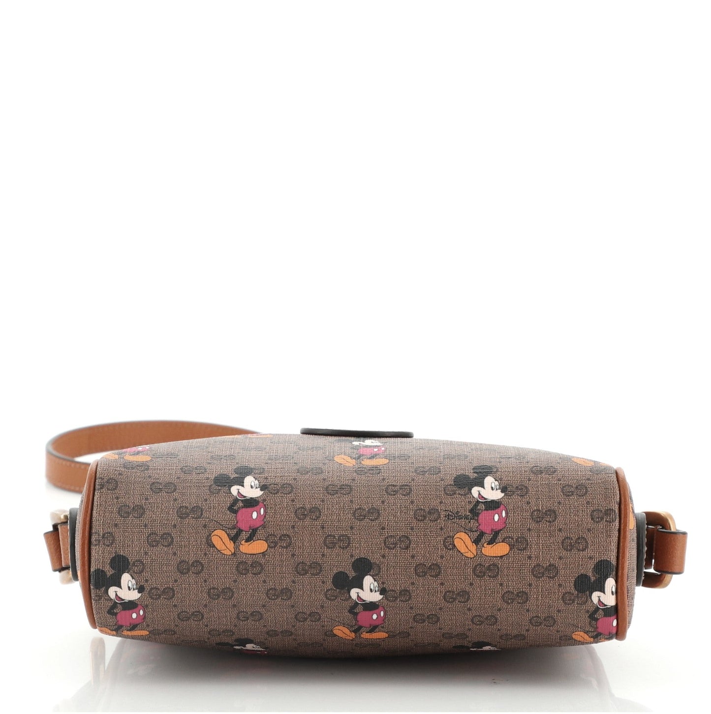 Disney Mickey Mouse Round Backpack Printed Mini GG Coated Canvas Mini