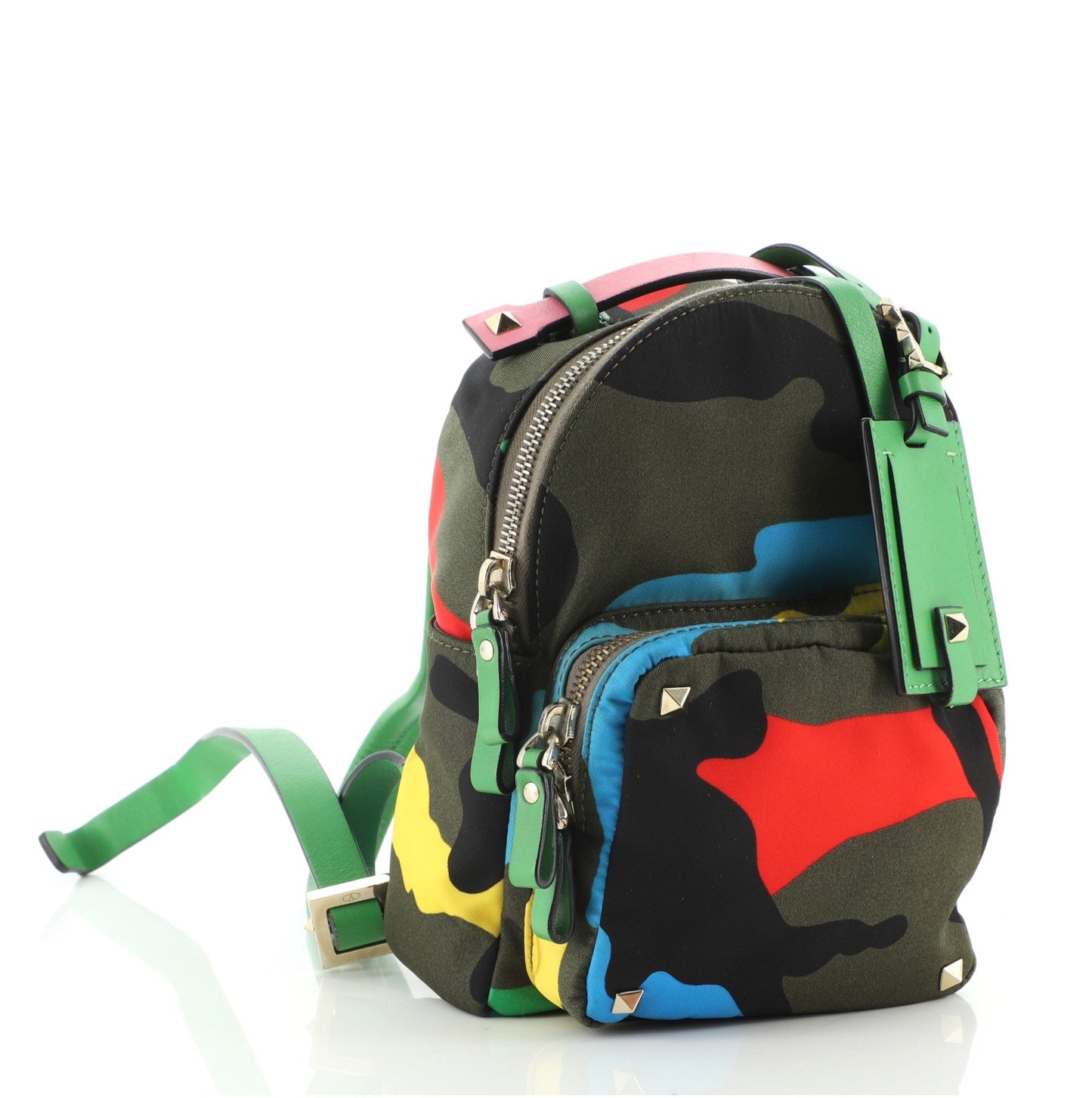 Rockstud Backpack Camo Nylon Mini
