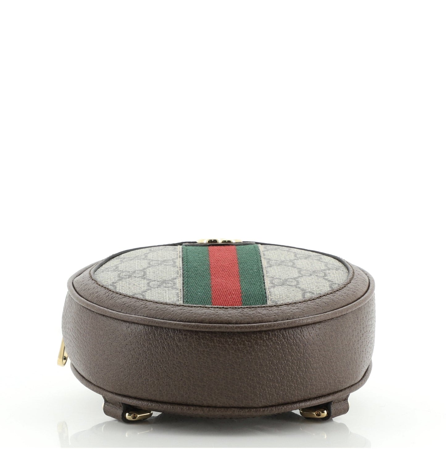 Ophidia Round Backpack GG Coated Canvas Mini