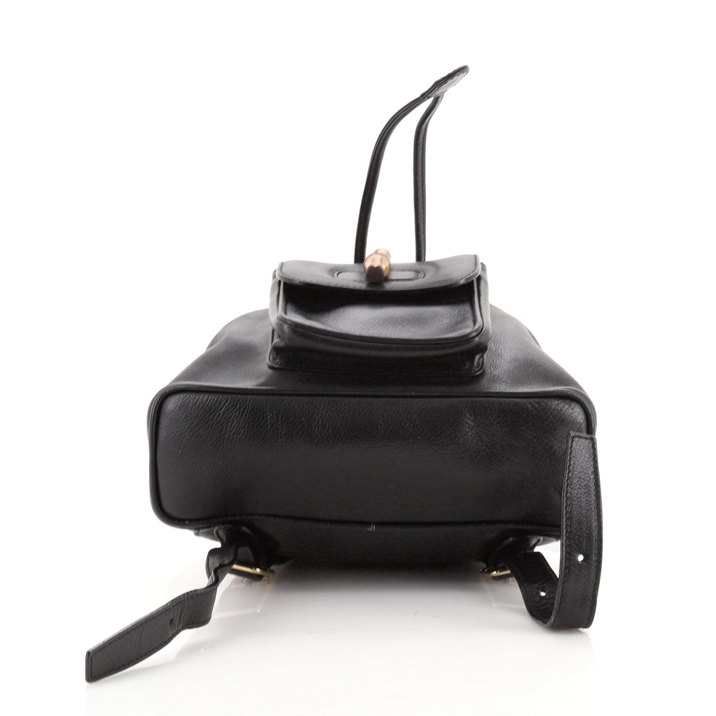 Vintage Bamboo Backpack Leather Mini