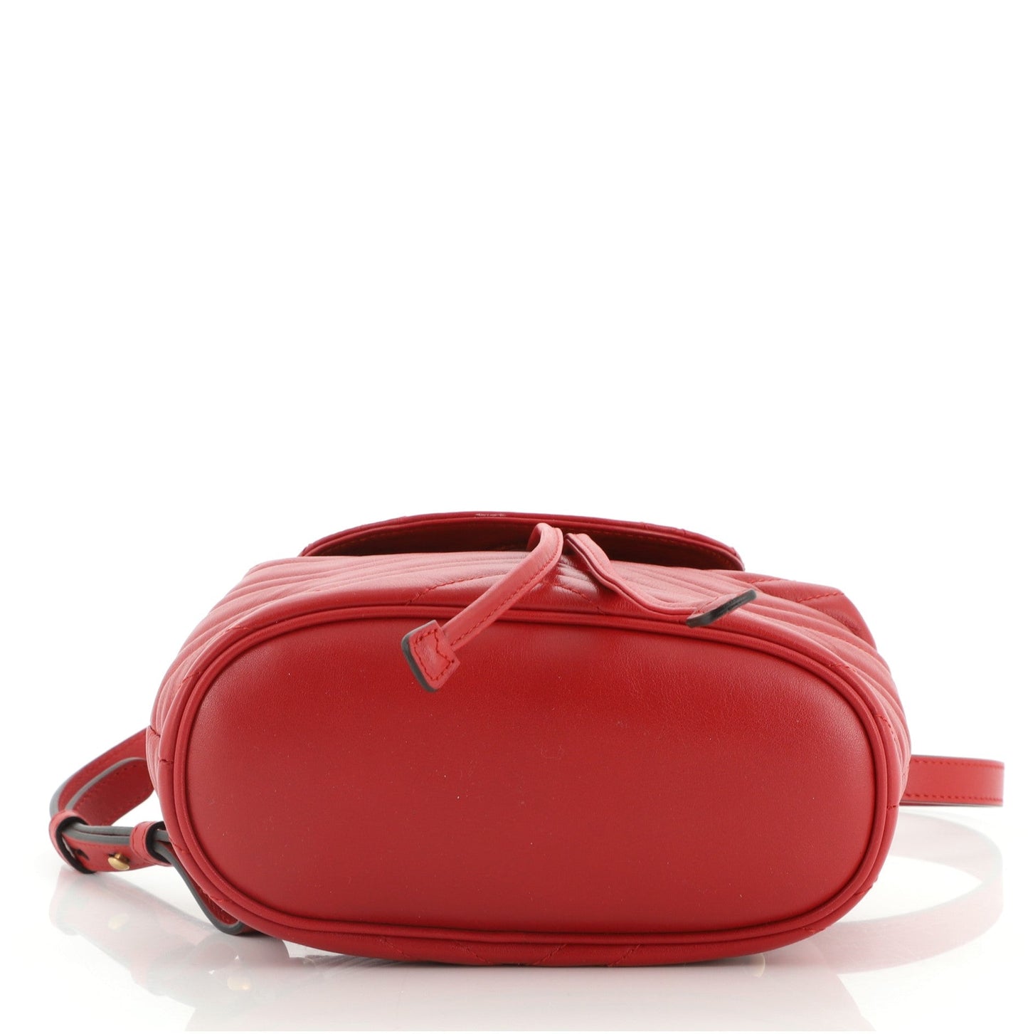GG Marmont Drawstring Backpack Matelasse Leather Mini