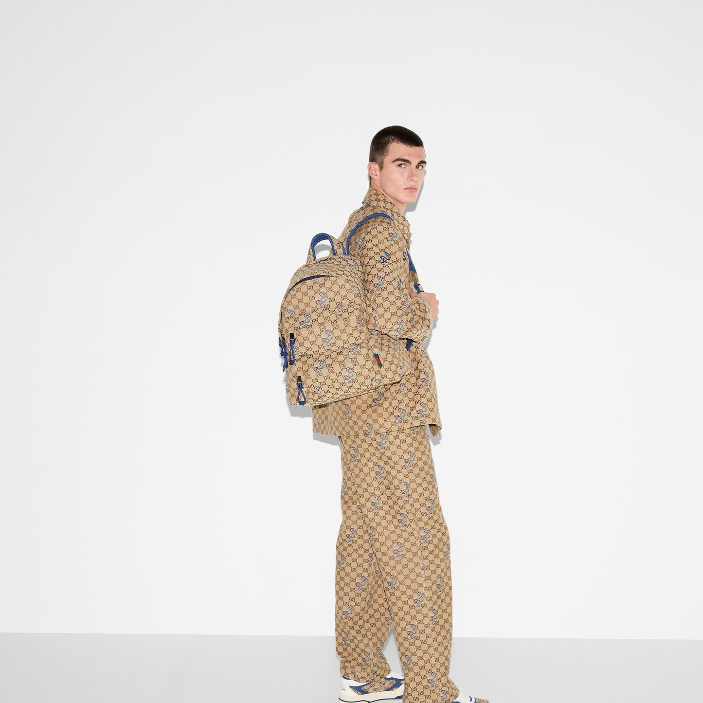 Medium Backpack With Gucci Logo