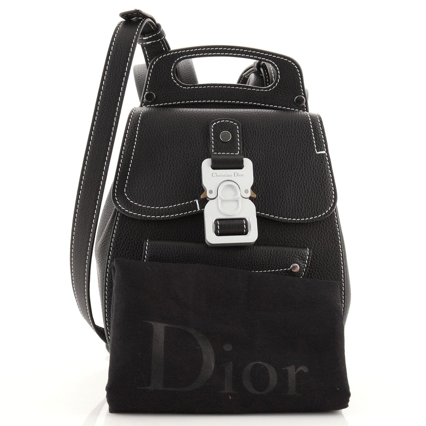 Saddle Backpack Leather Mini