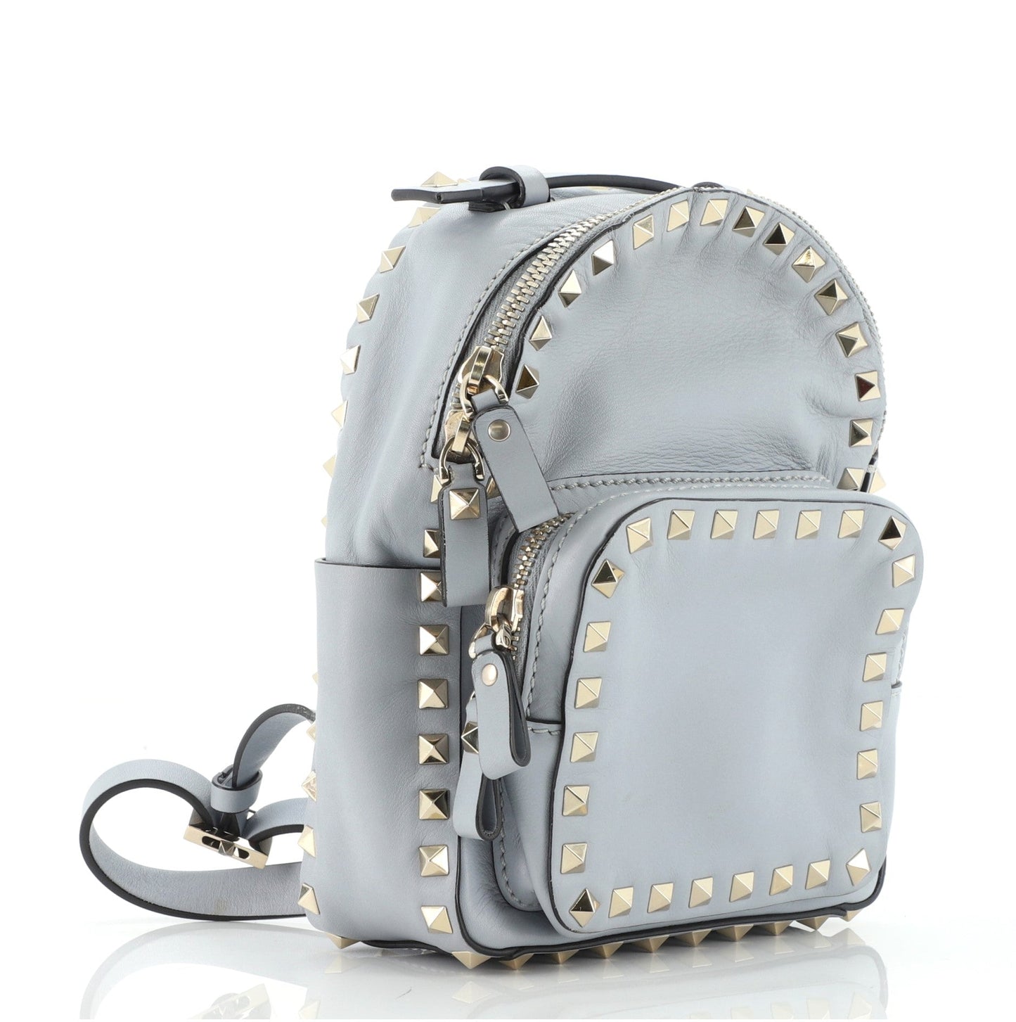 Rockstud Backpack Leather Mini
