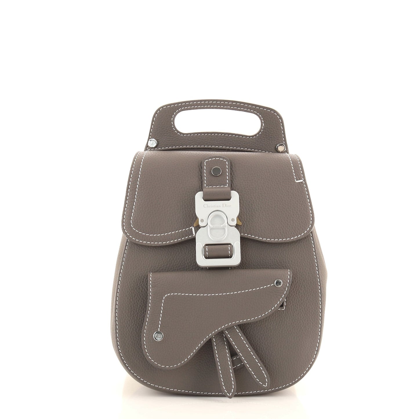 Saddle Backpack Leather Mini