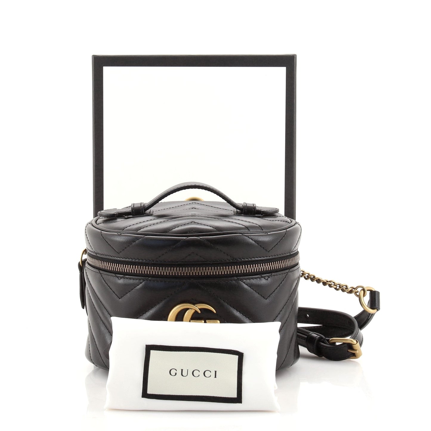 GG Marmont Vanity Backpack Matelasse Leather Mini
