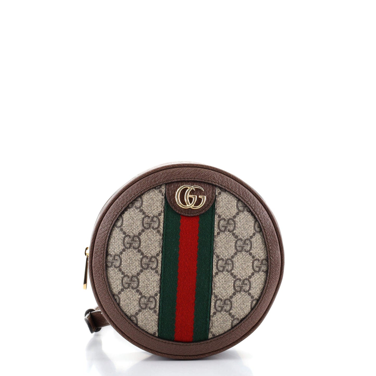 Ophidia Round Backpack GG Coated Canvas Mini