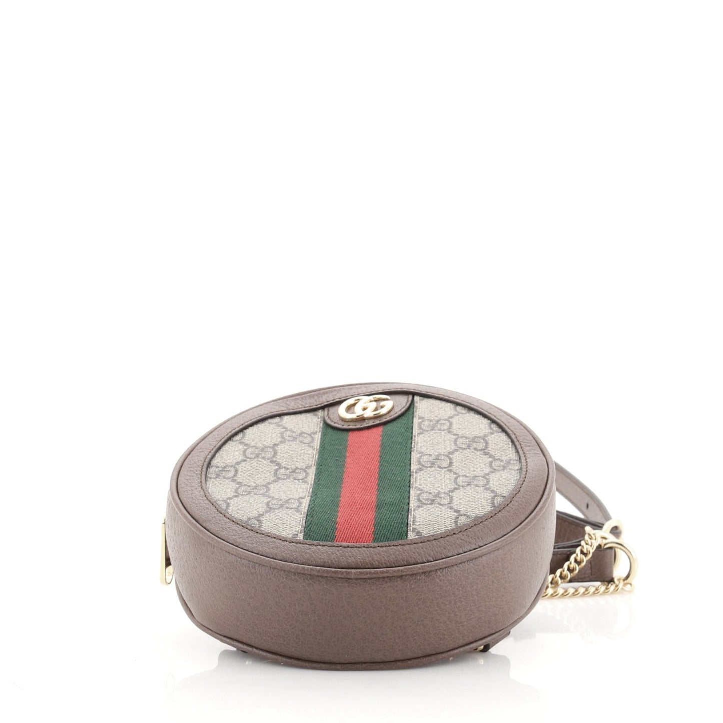 Ophidia Round Backpack GG Coated Canvas Mini
