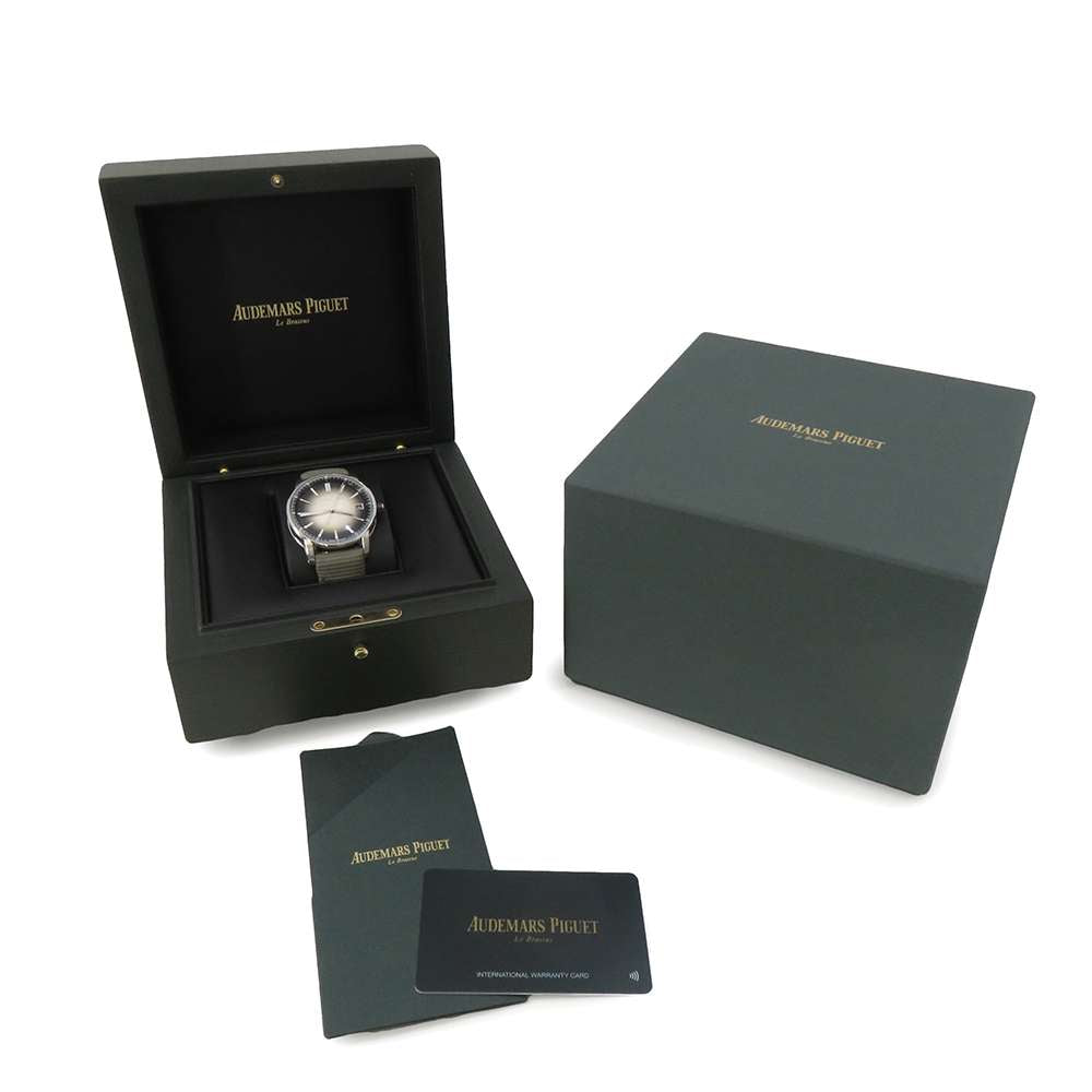 Audemars Piguet CODE 11.59 W41mm Stainless Steel Rubber Strap SmokeBeige Dial15210QT.OO.A064KB.01