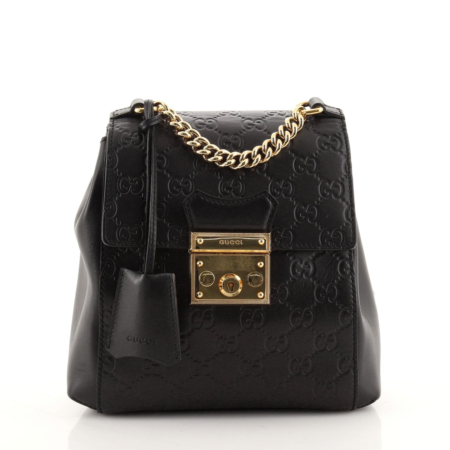 Padlock Backpack Guccissima Leather Mini