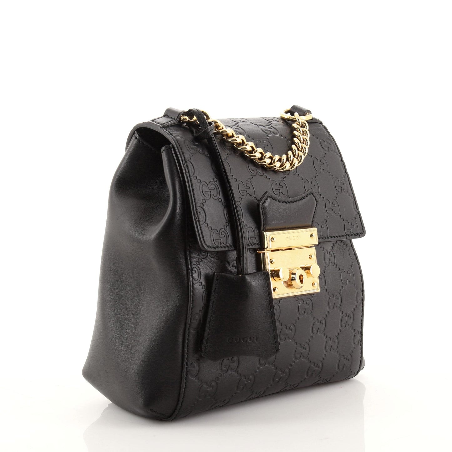 Padlock Backpack Guccissima Leather Mini