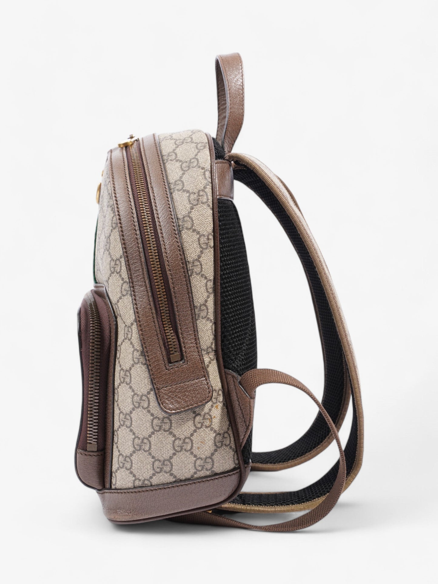 Gucci Ophidia Backpack Supreme / Green Coated Canvas Small
