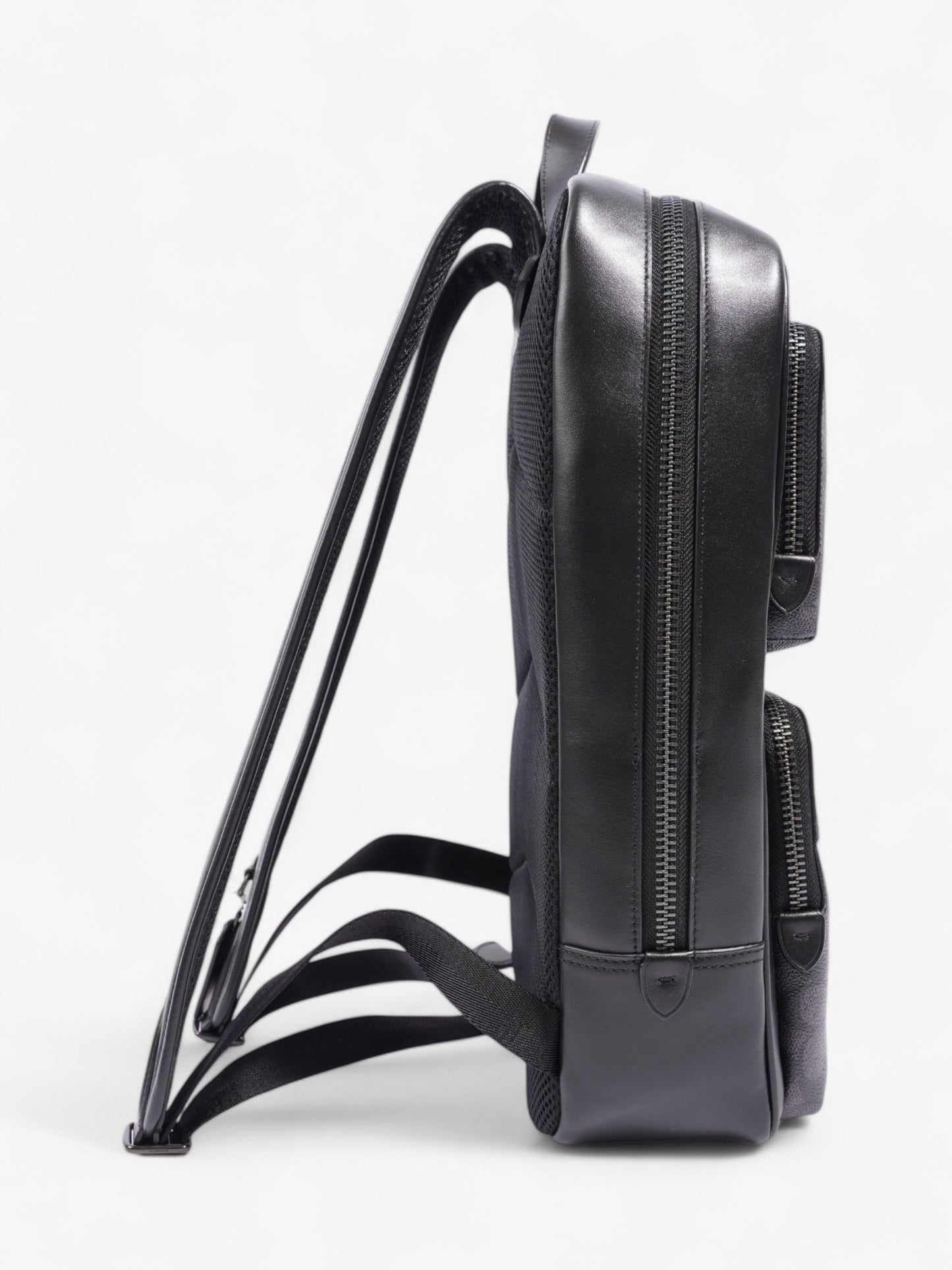 Coach Gotham Backpack Black Coated Canvas