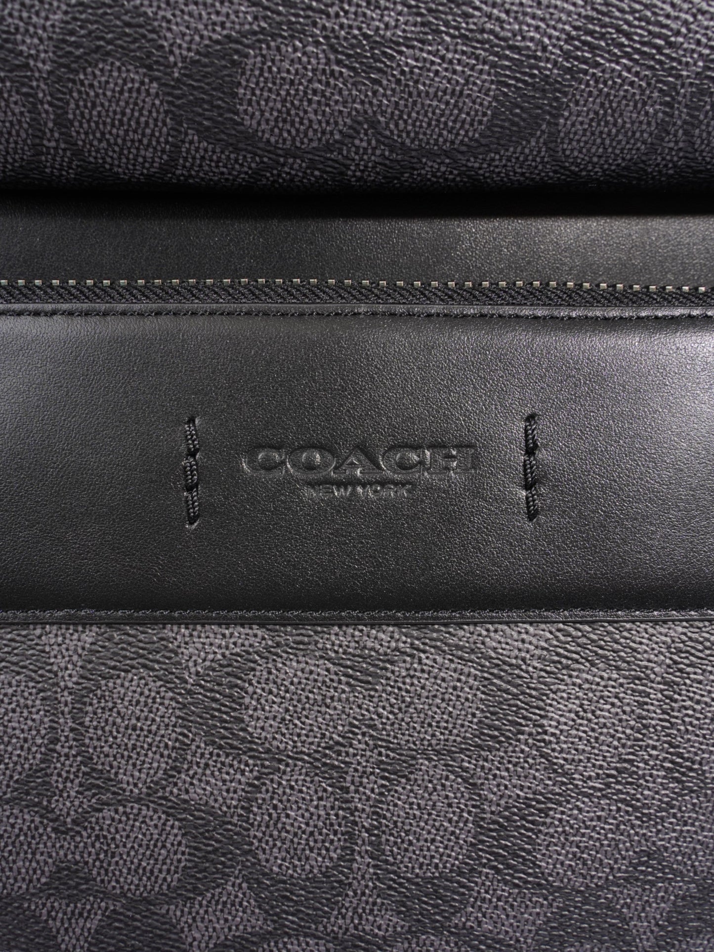 Coach Gotham Backpack Black Coated Canvas