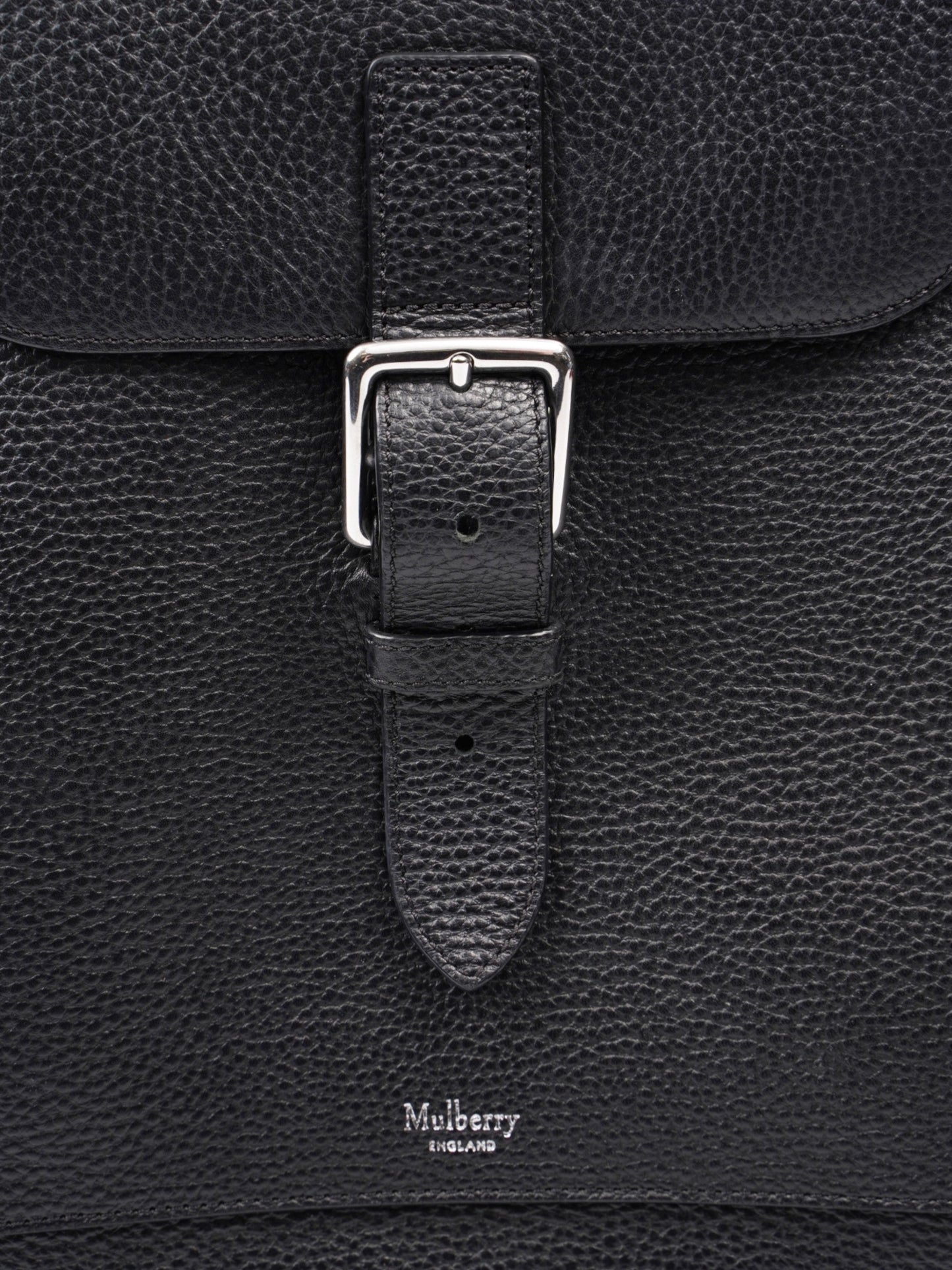 Mulberry Chiltern Backpack Black Leather 30x38x15cm