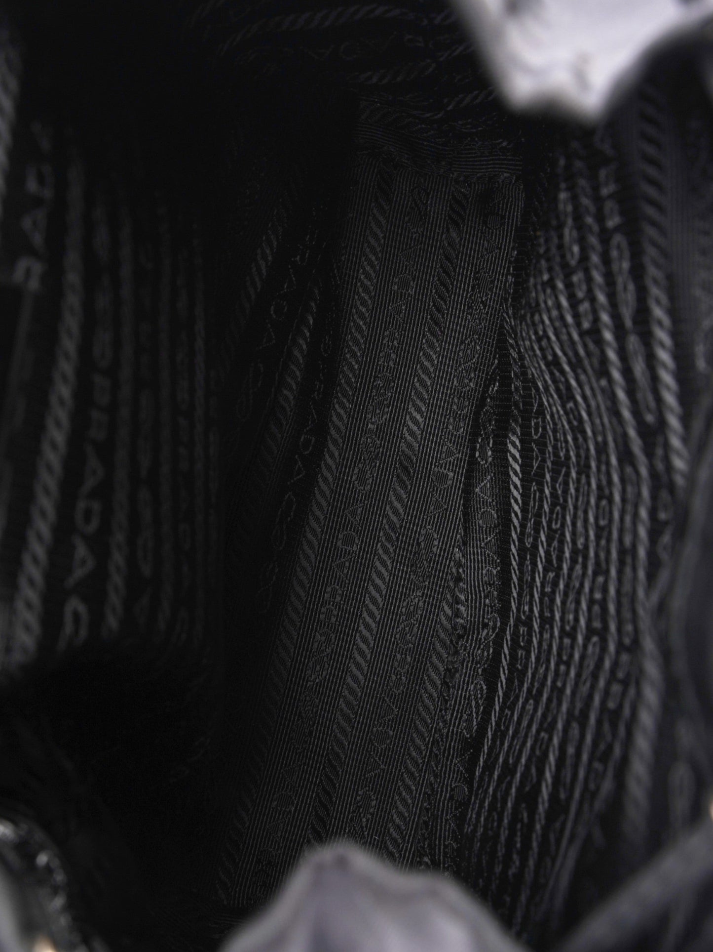 Prada Vela Backpack Black Nylon Mini