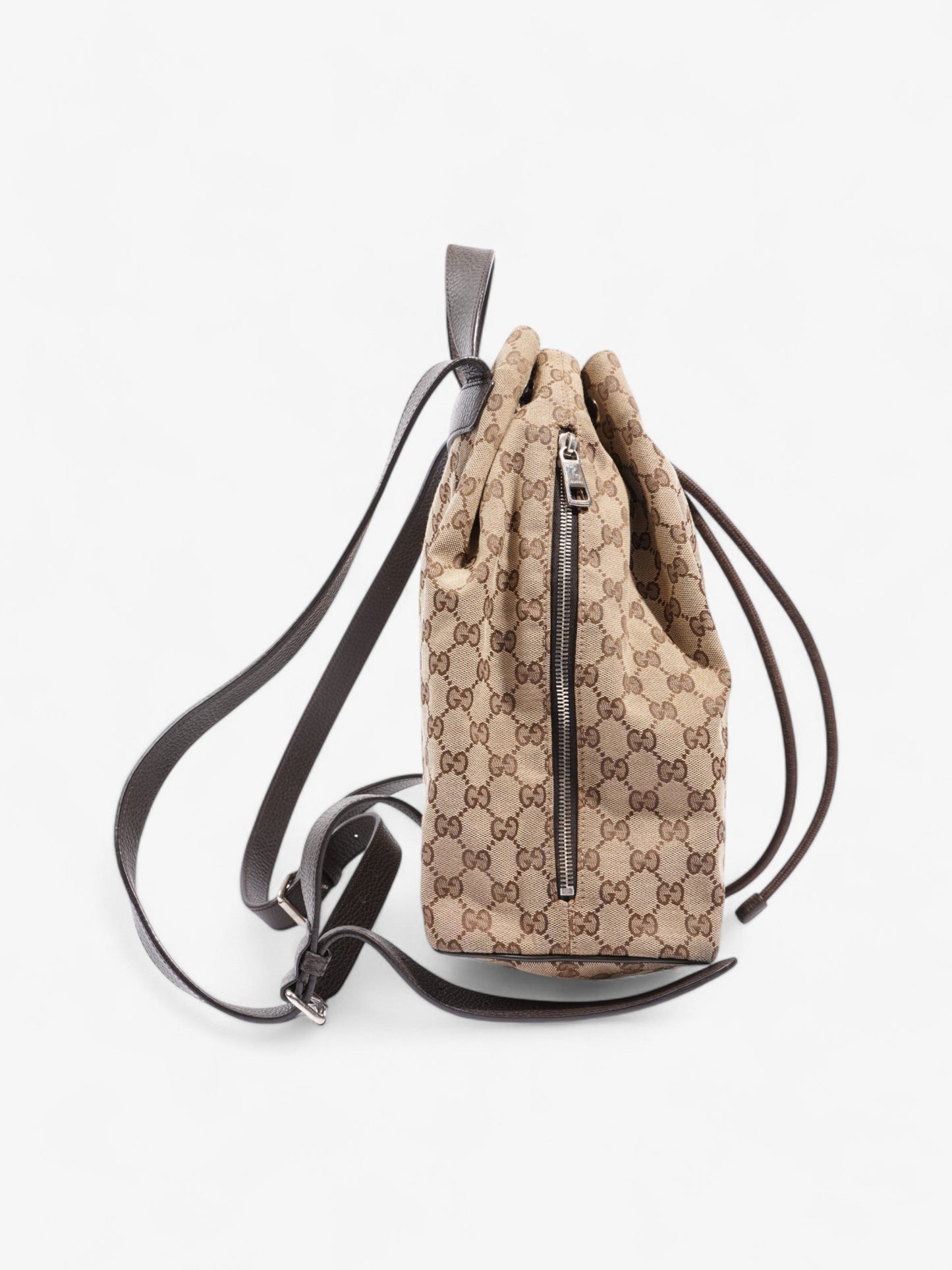 Gucci Drawstring Backpack GG Supreme Canvas