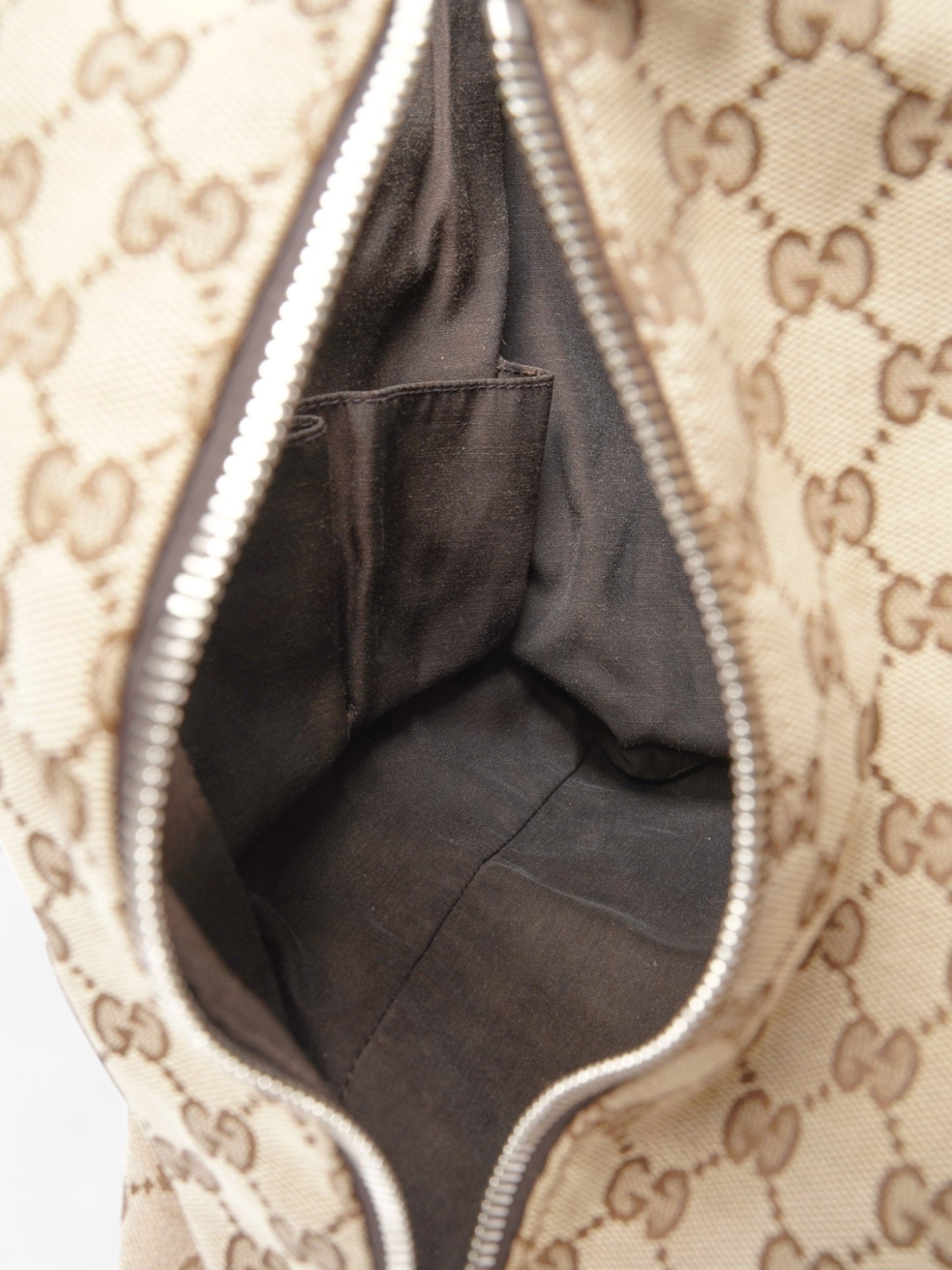 Gucci Drawstring Backpack GG Supreme Canvas