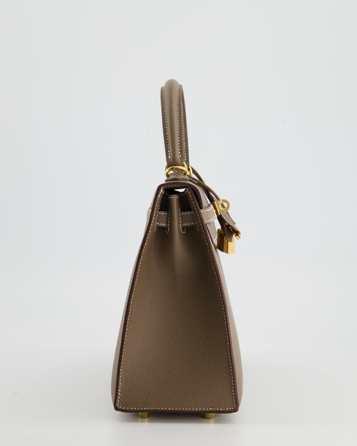 *HOLY GRAIL* Hermès Kelly 25cm spectre shops in Etoupe Epsom Leather and Gold Hardware
