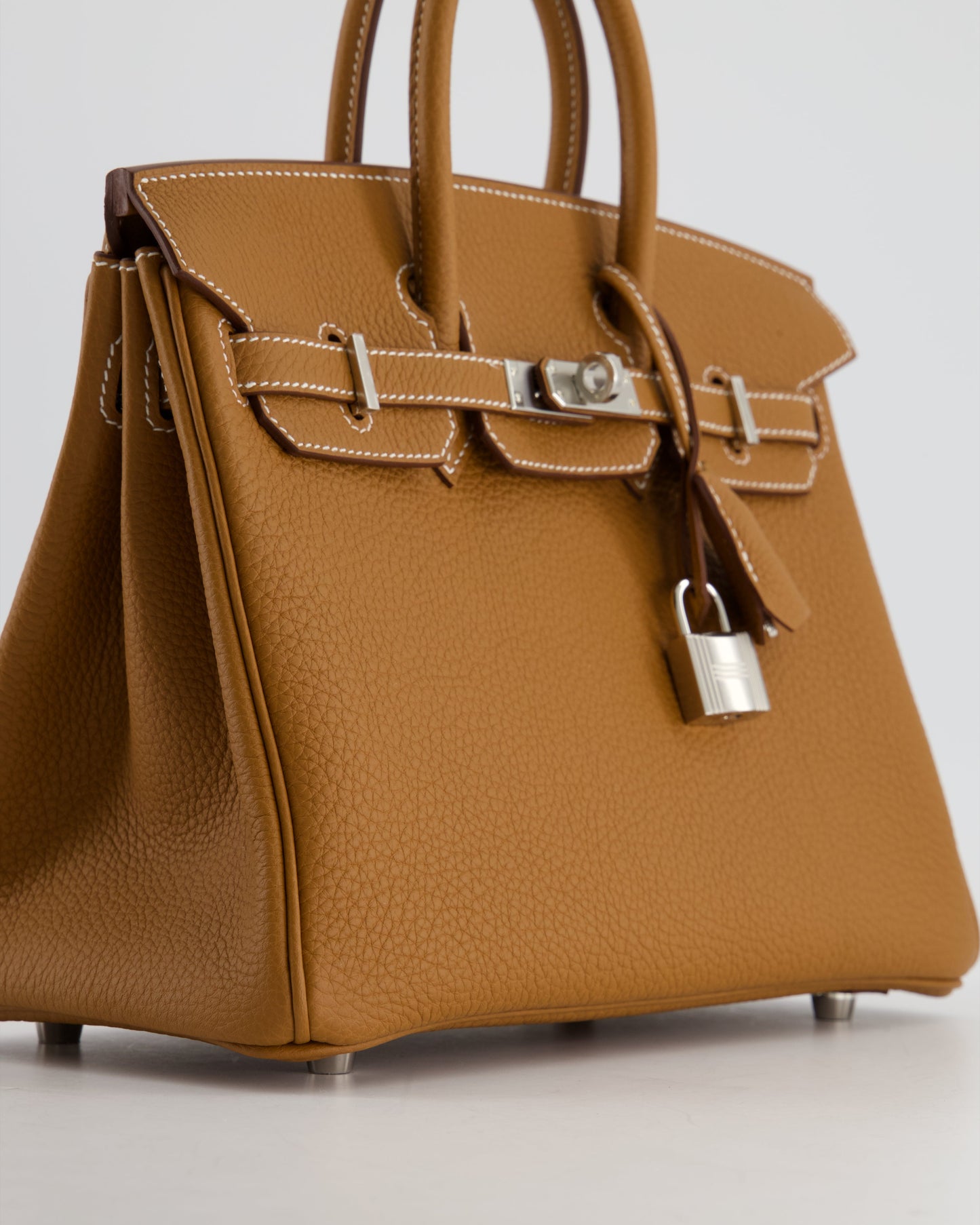 *HOLY GRAIL* Hermès Birkin Bag 25cm Gold in Togo Leather with Palladium Hardware