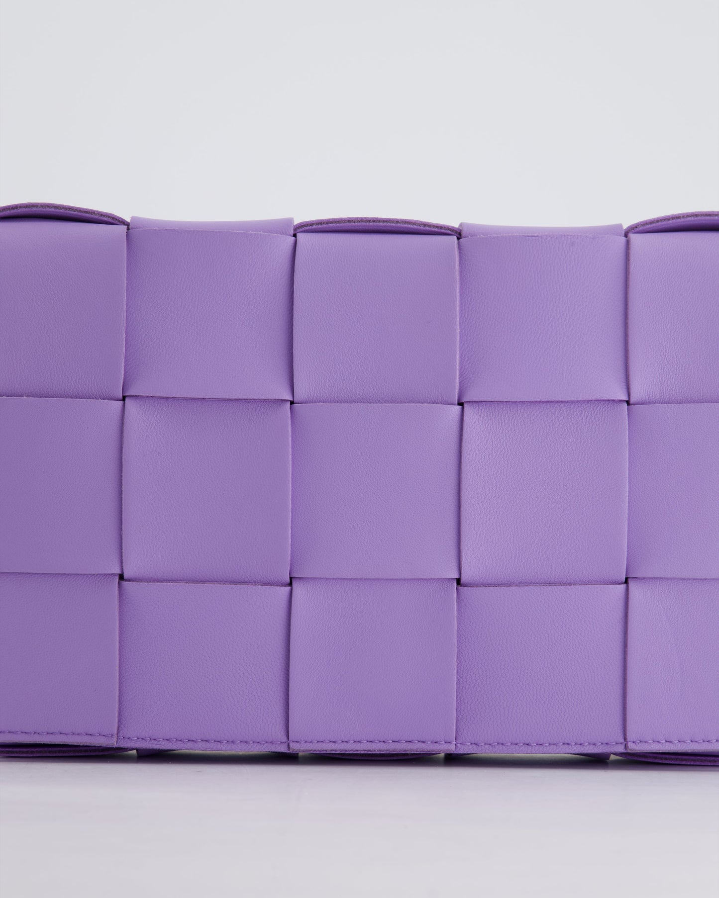 *RARE COLOUR* Bottega Veneta Lilac Small Cassette Intrecciato Cross-Body Bag RRP £1,970
