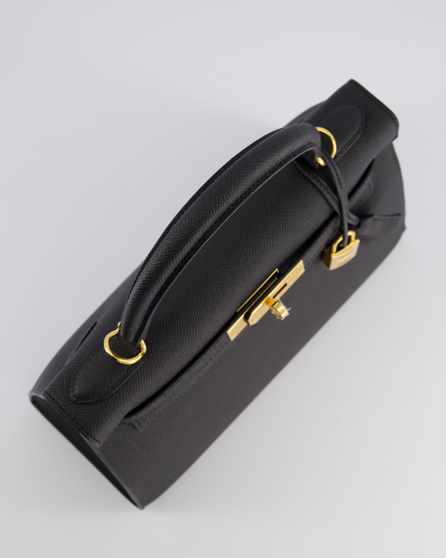 *HOT* Hermès Kelly 28cm spectre shops Bag in Black Epsom Leather with Gold Hardware