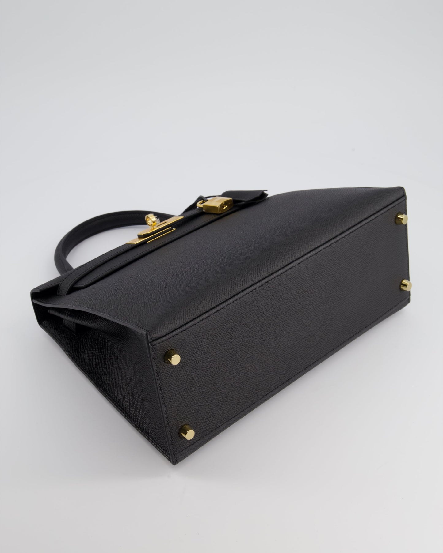 *HOT* Hermès Kelly 28cm spectre shops Bag in Black Epsom Leather with Gold Hardware