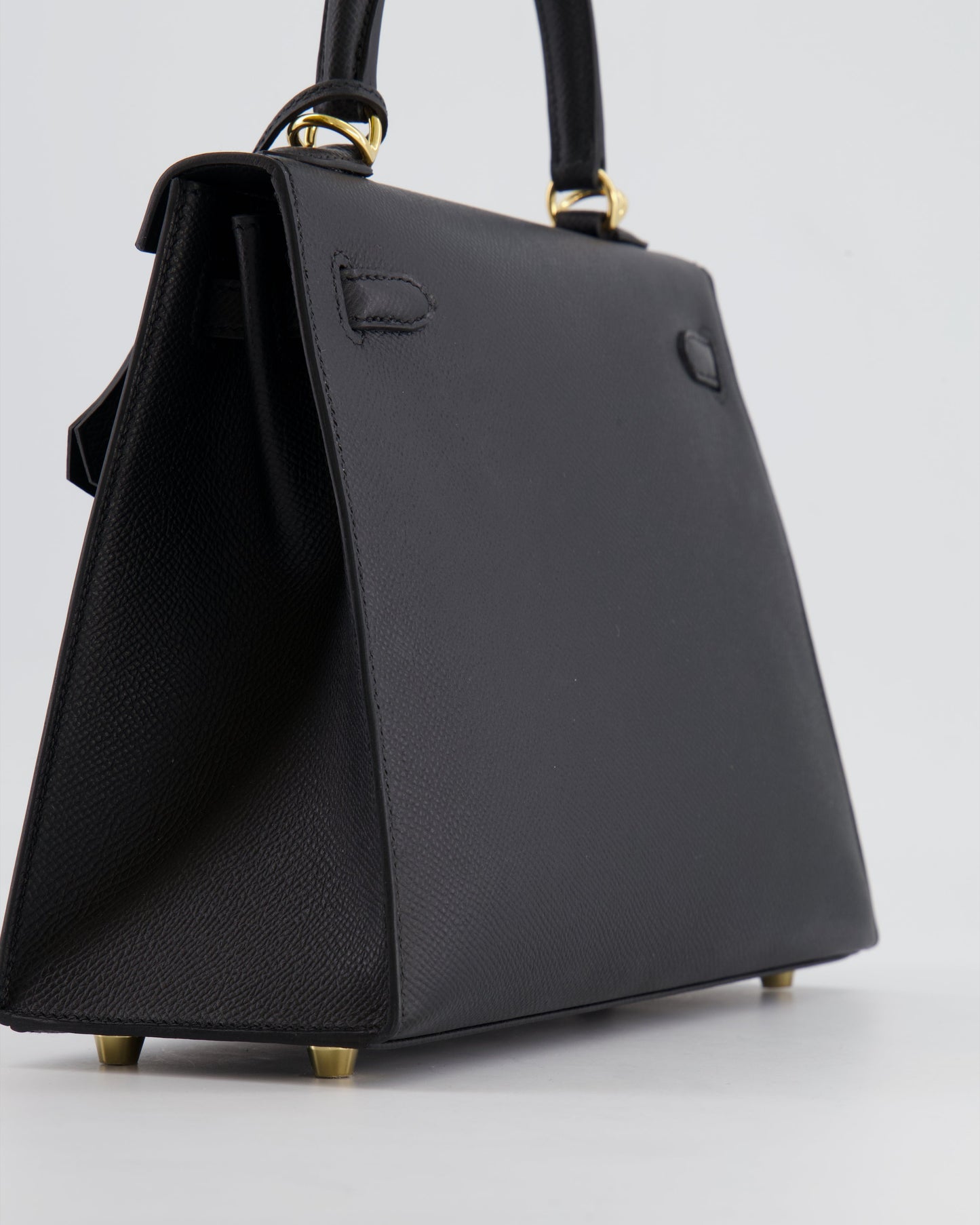 *HOLY GRAIL* Hermès Kelly 25cm spectre shops Bag in Black Epsom Leather with Gold Hardware