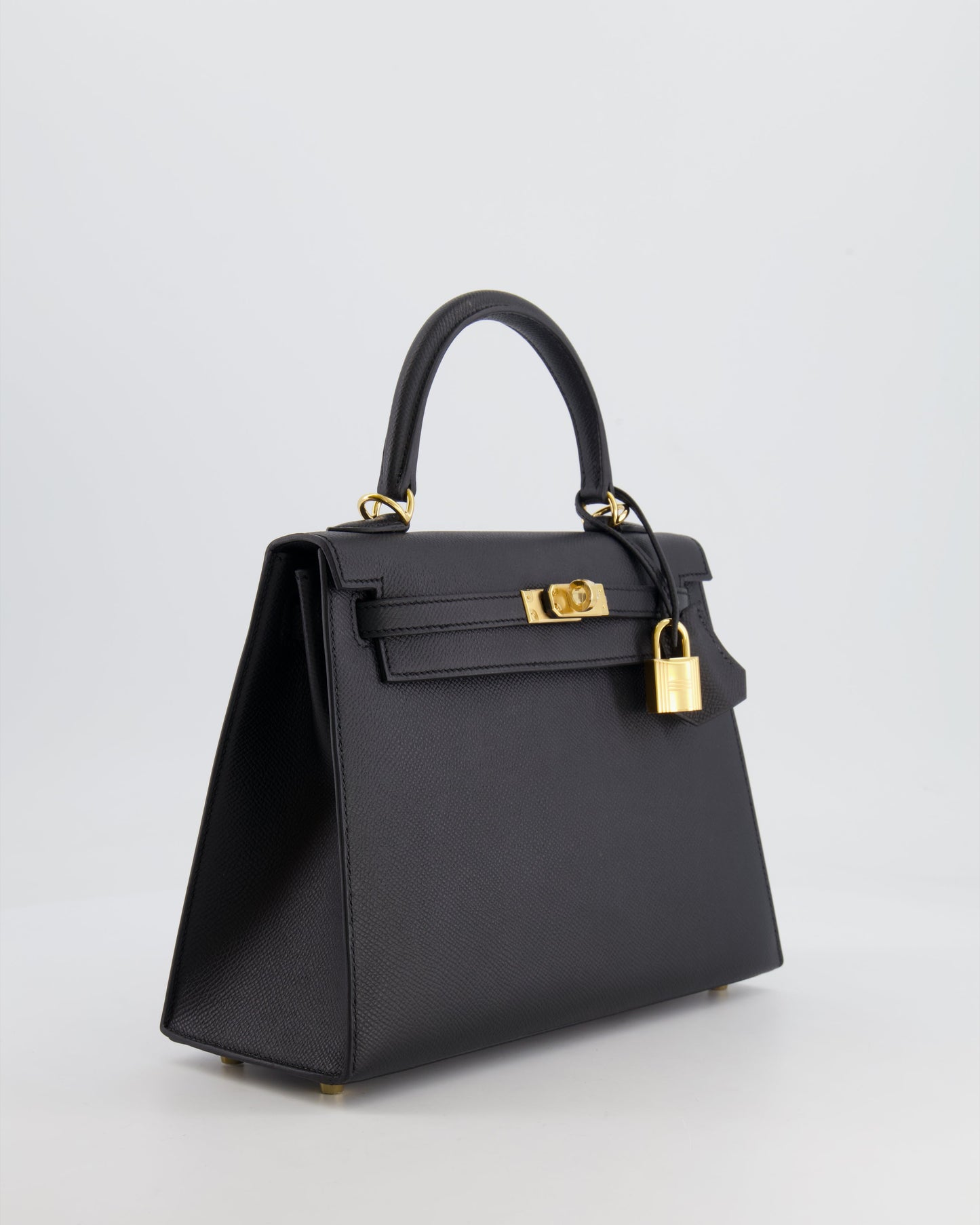 *HOLY GRAIL* Hermès Kelly 25cm spectre shops Bag in Black Epsom Leather with Gold Hardware