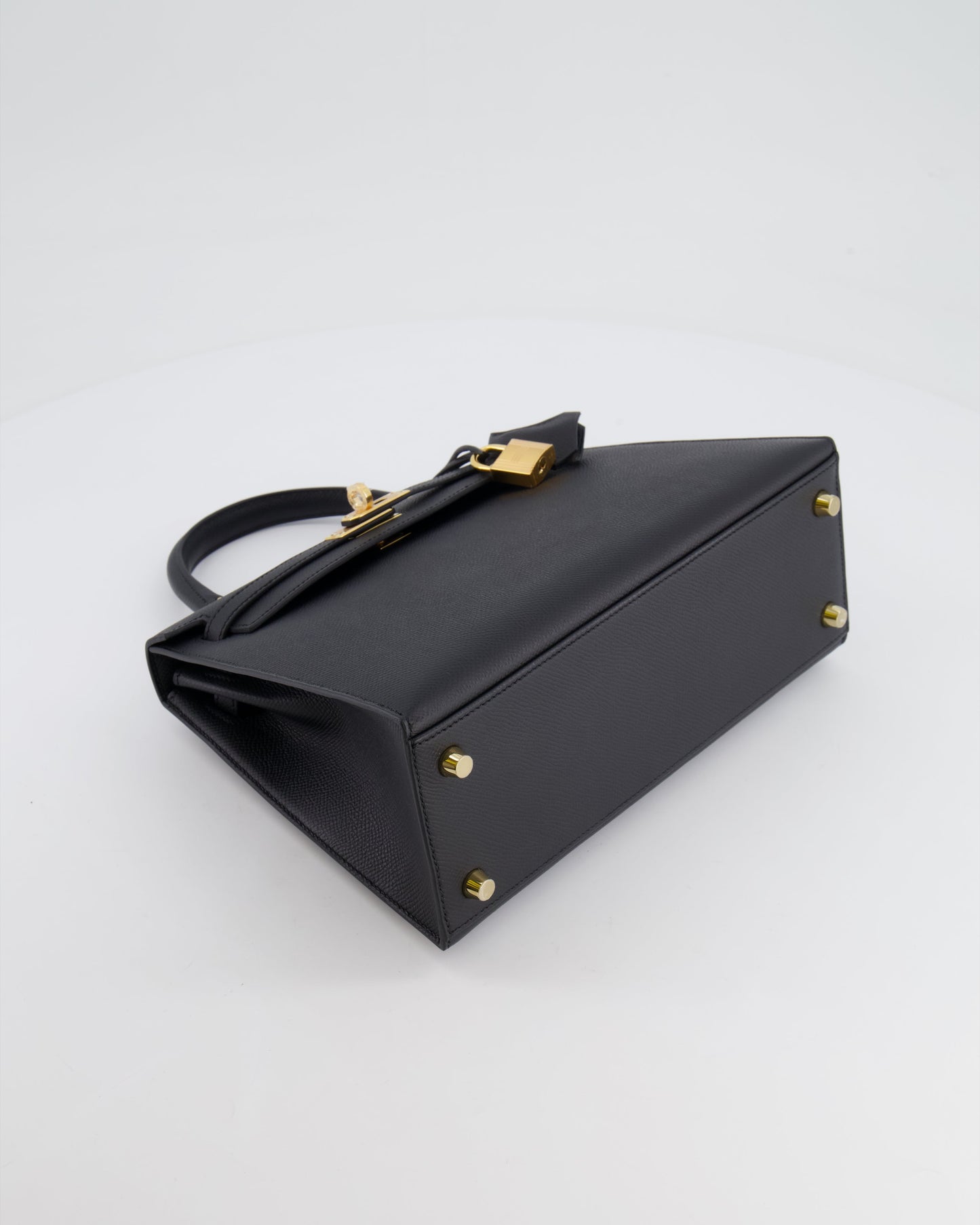 *HOLY GRAIL* Hermès Kelly 25cm spectre shops Bag in Black Epsom Leather with Gold Hardware
