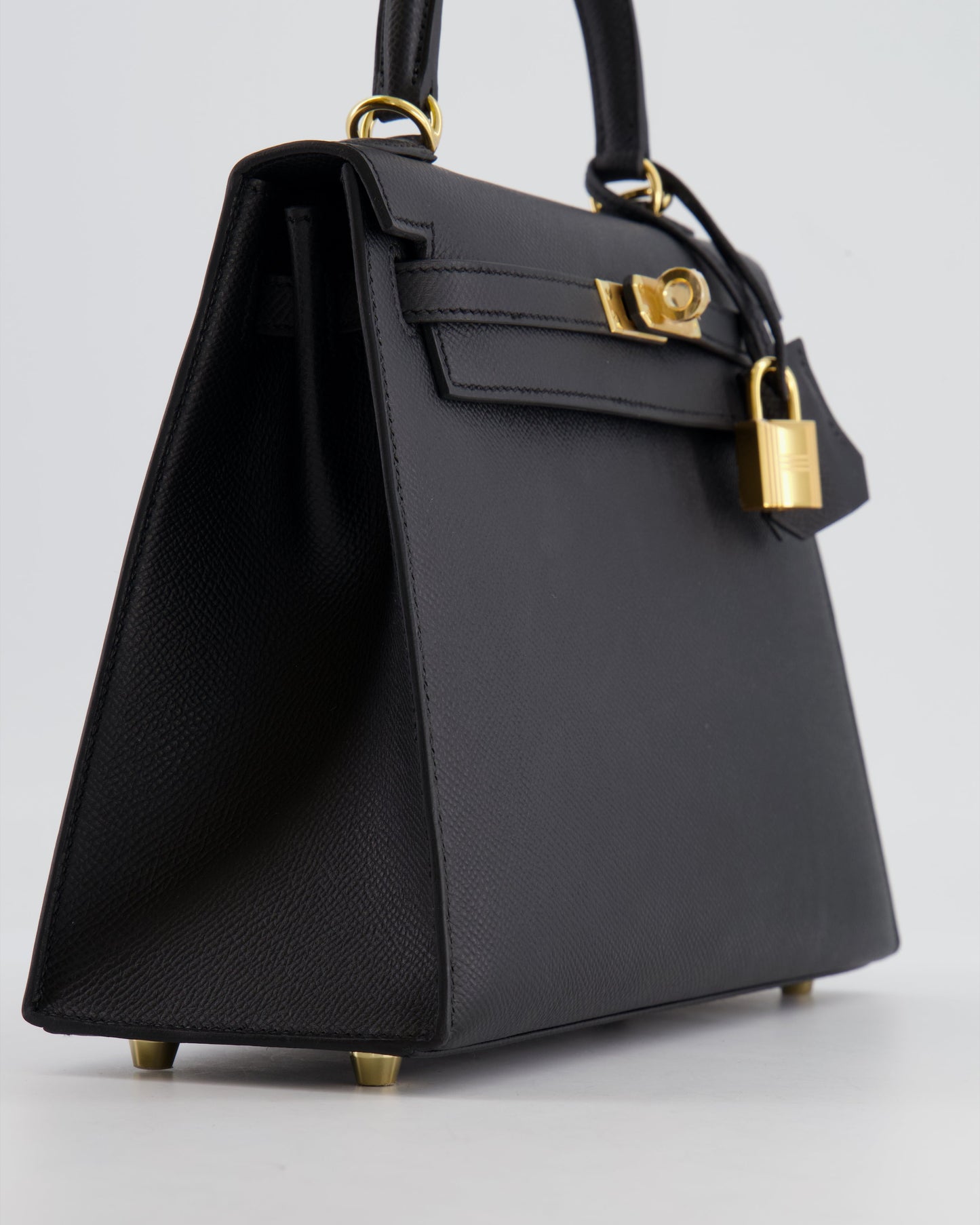 *HOLY GRAIL* Hermès Kelly 25cm spectre shops Bag in Black Epsom Leather with Gold Hardware
