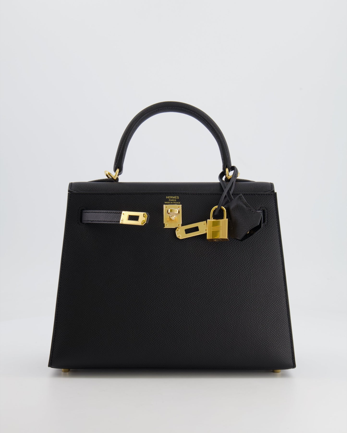 *HOLY GRAIL* Hermès Kelly 25cm spectre shops Bag in Black Epsom Leather with Gold Hardware