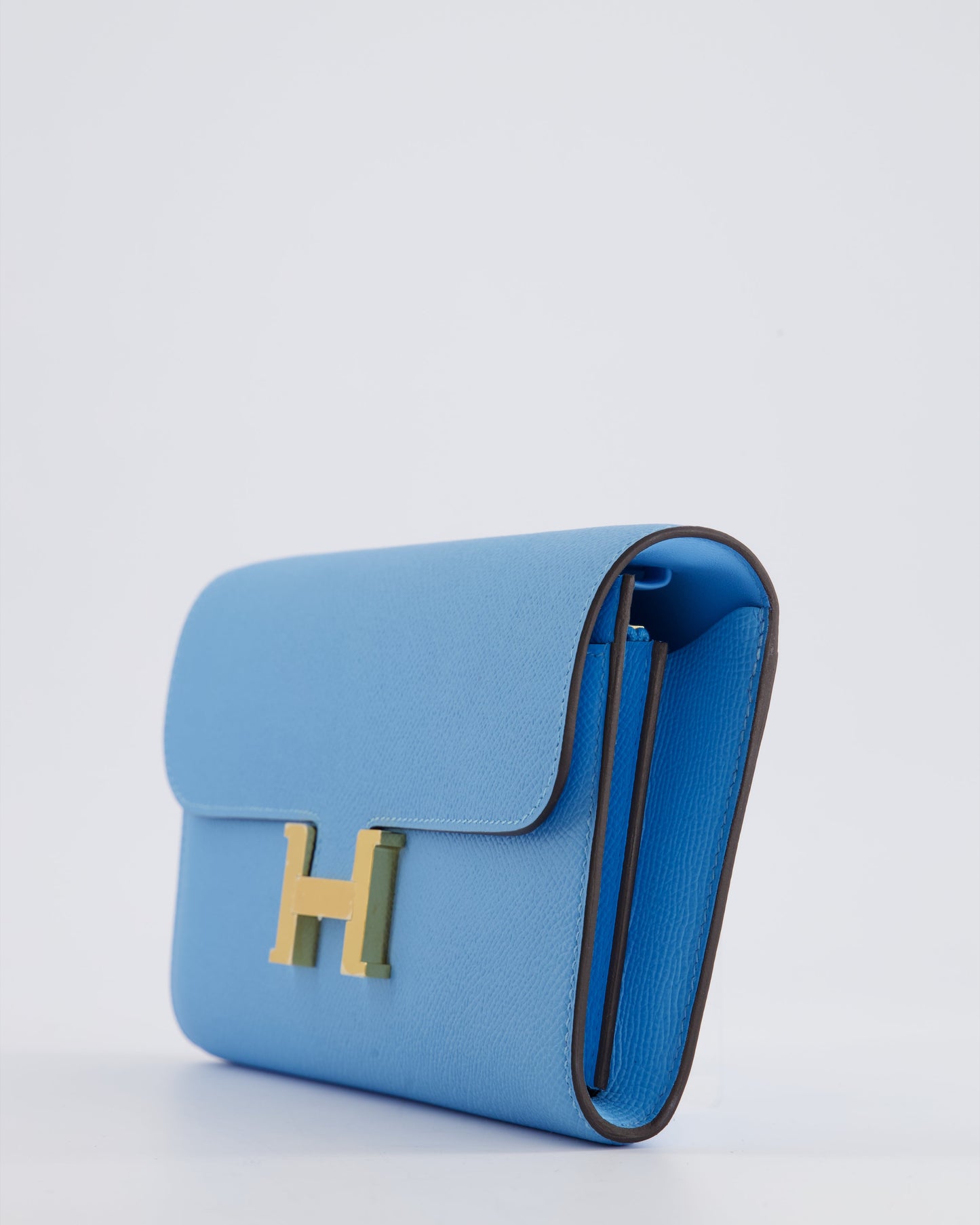 *HOT COLOUR* Hermès Constance To Go Bag in Celeste Epsom Leather with Gold Hardware