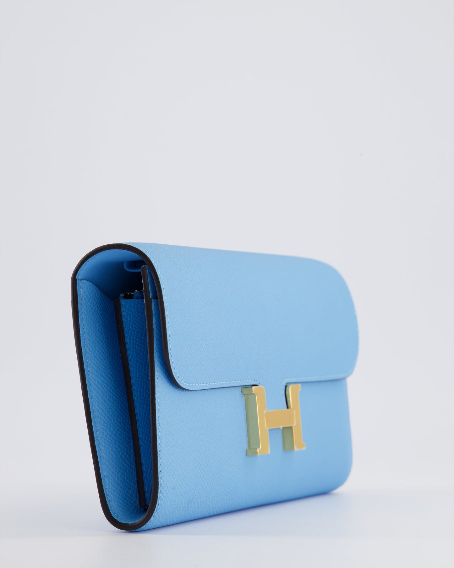*HOT COLOUR* Hermès Constance To Go Bag in Celeste Epsom Leather with Gold Hardware