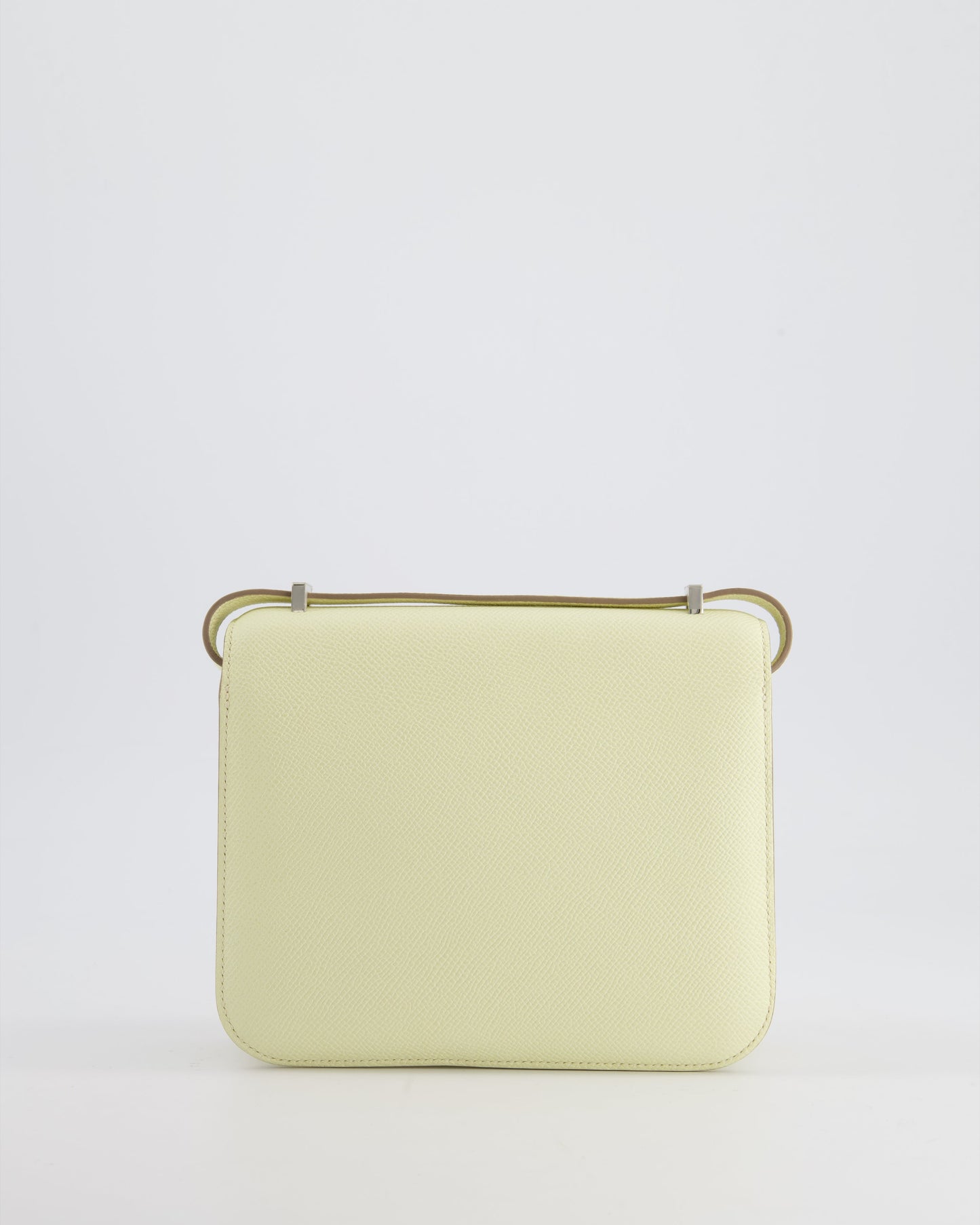 *FIRE PRICE* Hermès Constance III Mini Miroir 18cm Bag in Jaune Milton Epsom Leather with Palladium Hardware