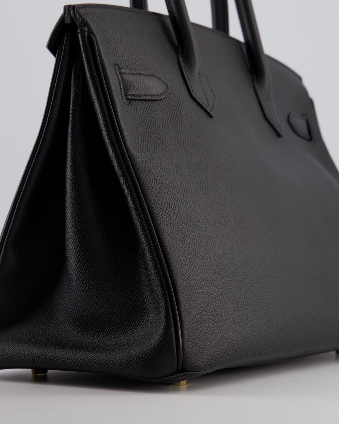 *HOT* Hermès Birkin Bag 30cm Retourne in Black Epsom Leather with Gold Hardware