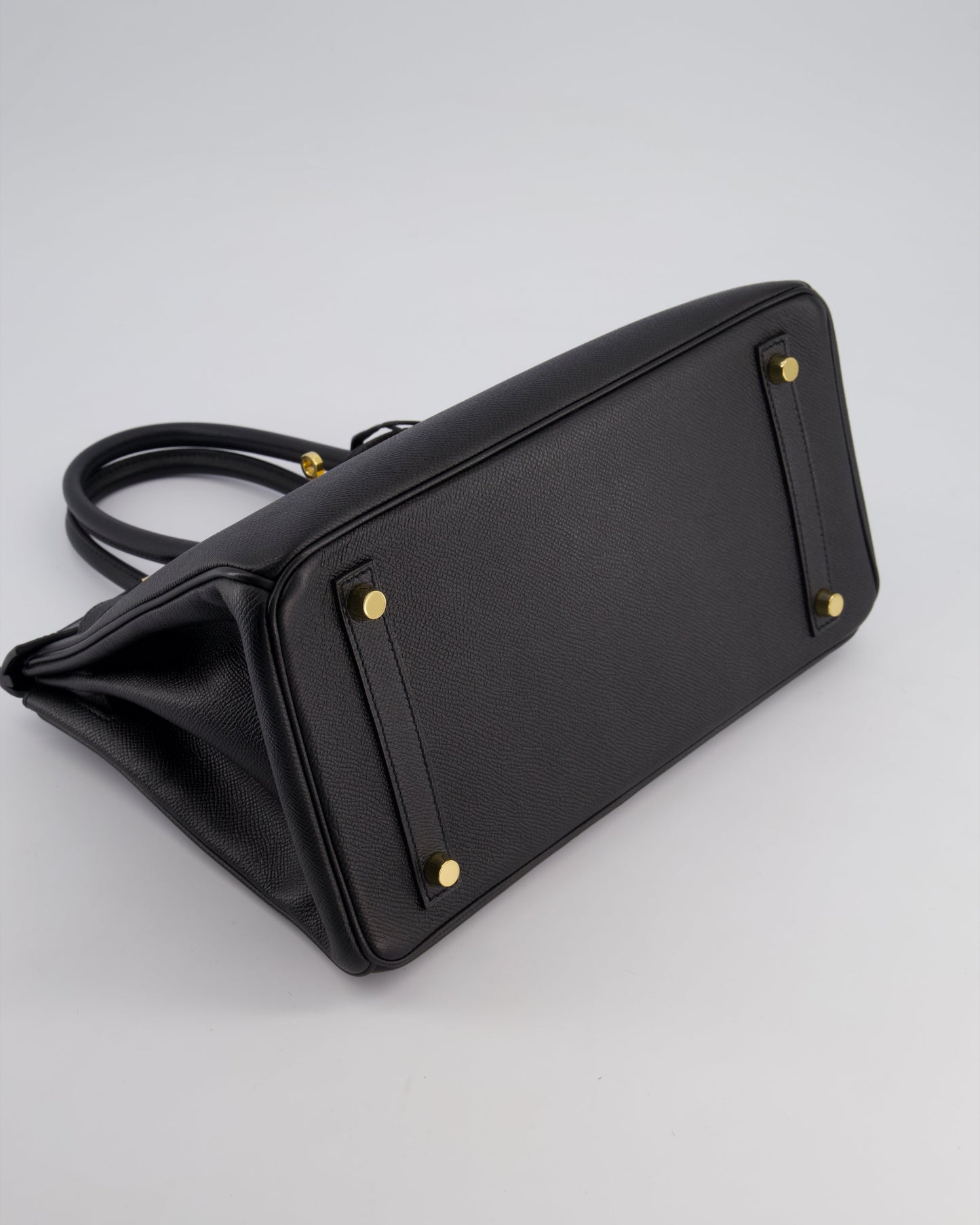 *HOT* Hermès Birkin Bag 30cm Retourne in Black Epsom Leather with Gold Hardware
