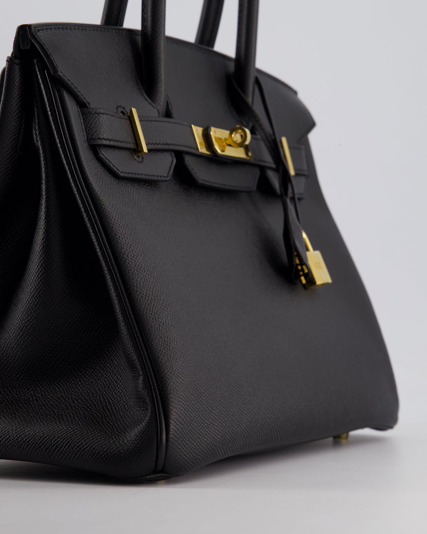 *HOT* Hermès Birkin Bag 30cm Retourne in Black Epsom Leather with Gold Hardware