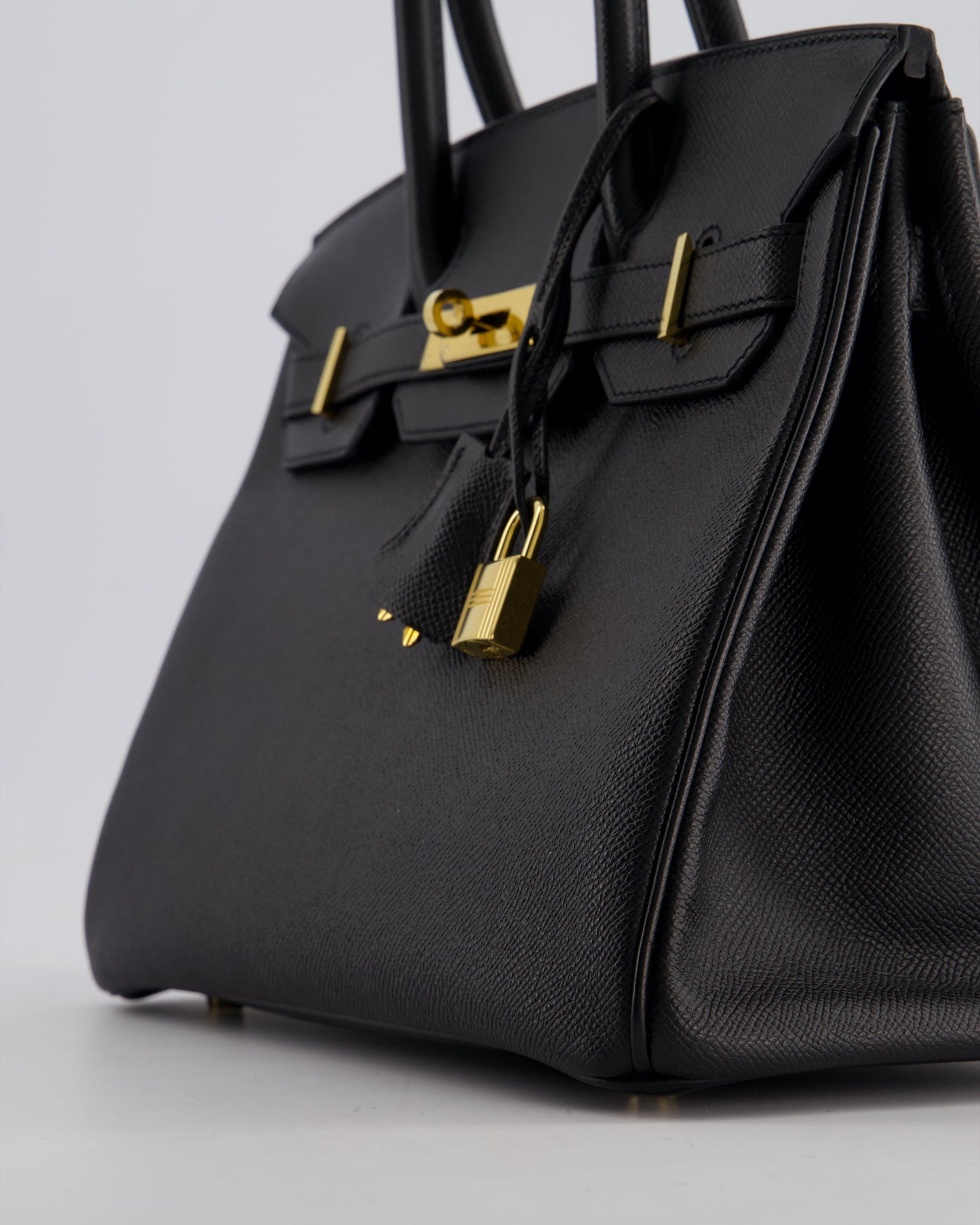 *HOT* Hermès Birkin Bag 30cm Retourne in Black Epsom Leather with Gold Hardware