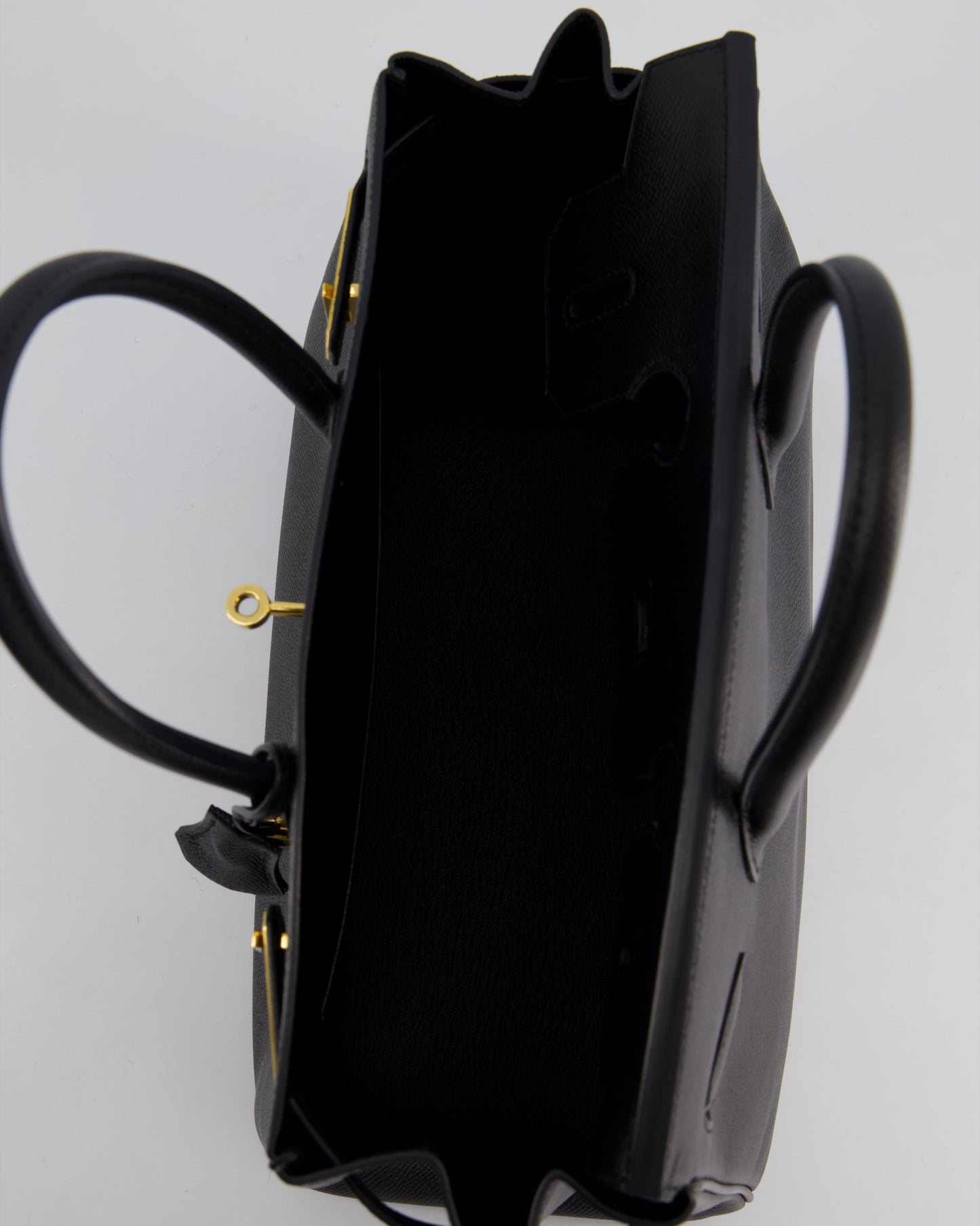 *HOT* Hermès Birkin Bag 30cm Retourne in Black Epsom Leather with Gold Hardware