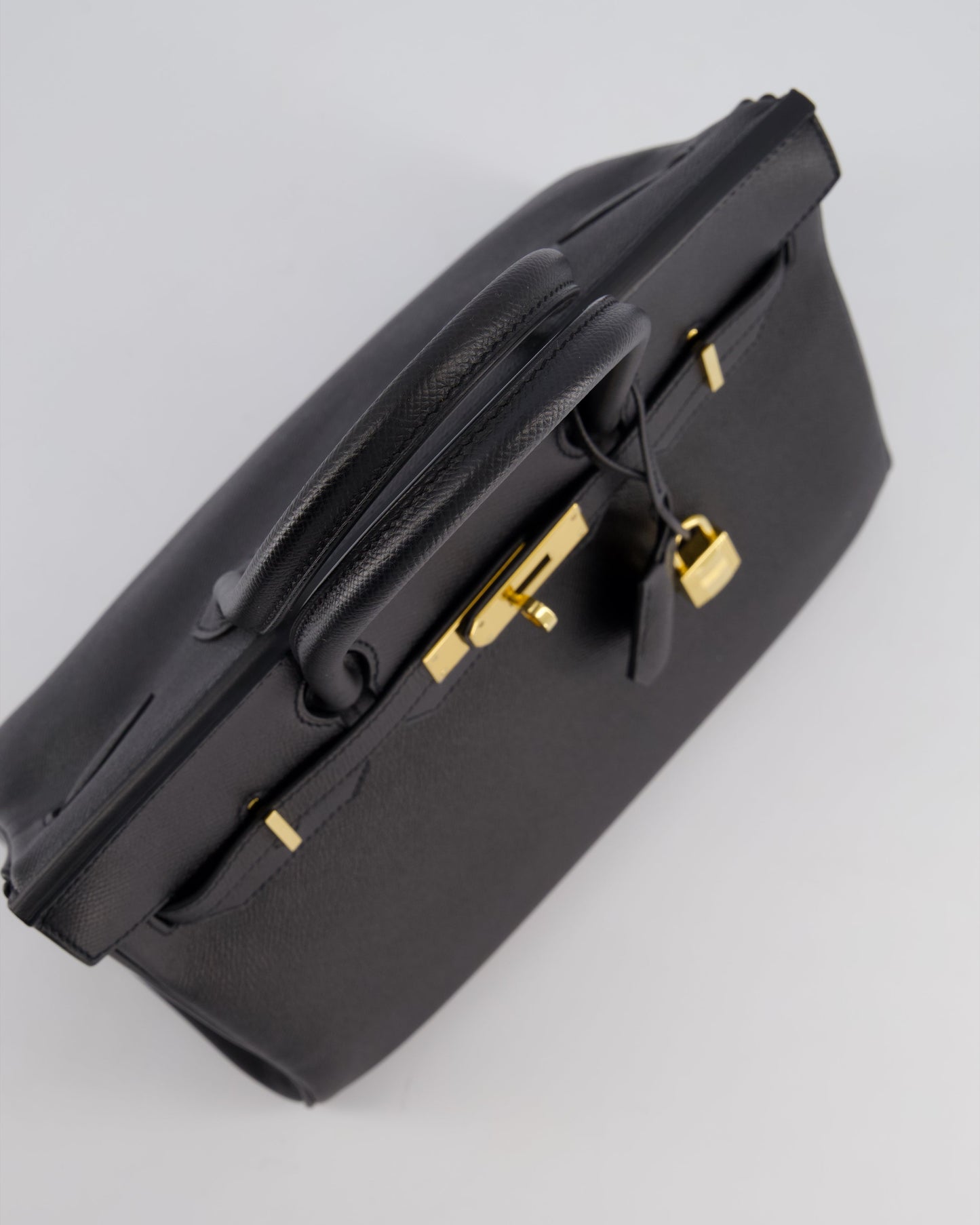 *HOT* Hermès Birkin Bag 30cm Retourne in Black Epsom Leather with Gold Hardware