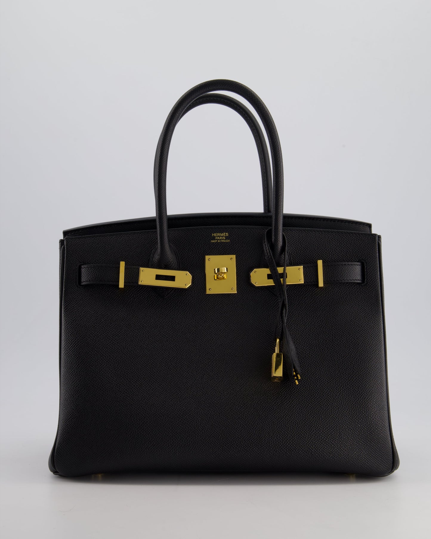 *HOT* Hermès Birkin Bag 30cm Retourne in Black Epsom Leather with Gold Hardware