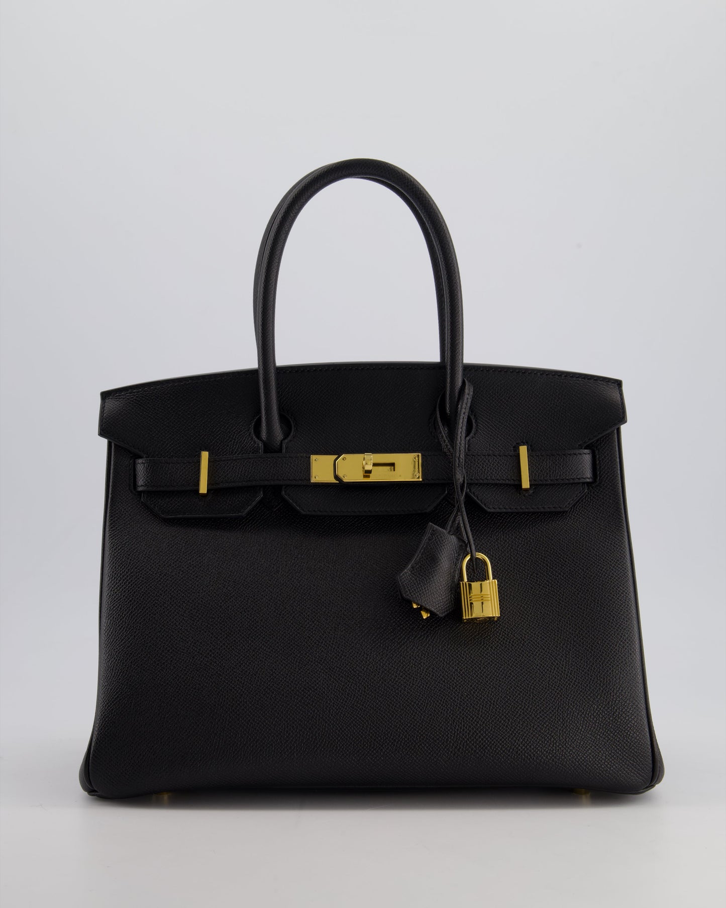 *HOT* Hermès Birkin Bag 30cm Retourne in Black Epsom Leather with Gold Hardware