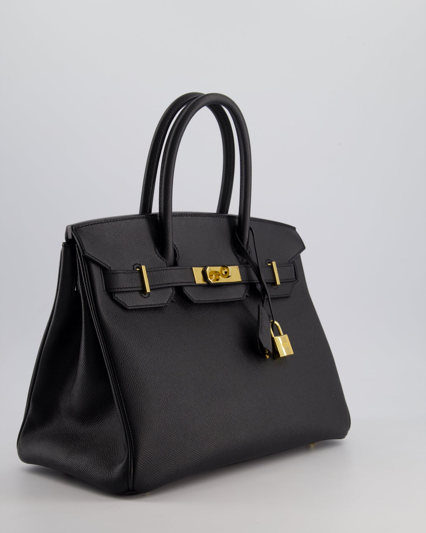 *HOT* Hermès Birkin Bag 30cm Retourne in Black Epsom Leather with Gold Hardware