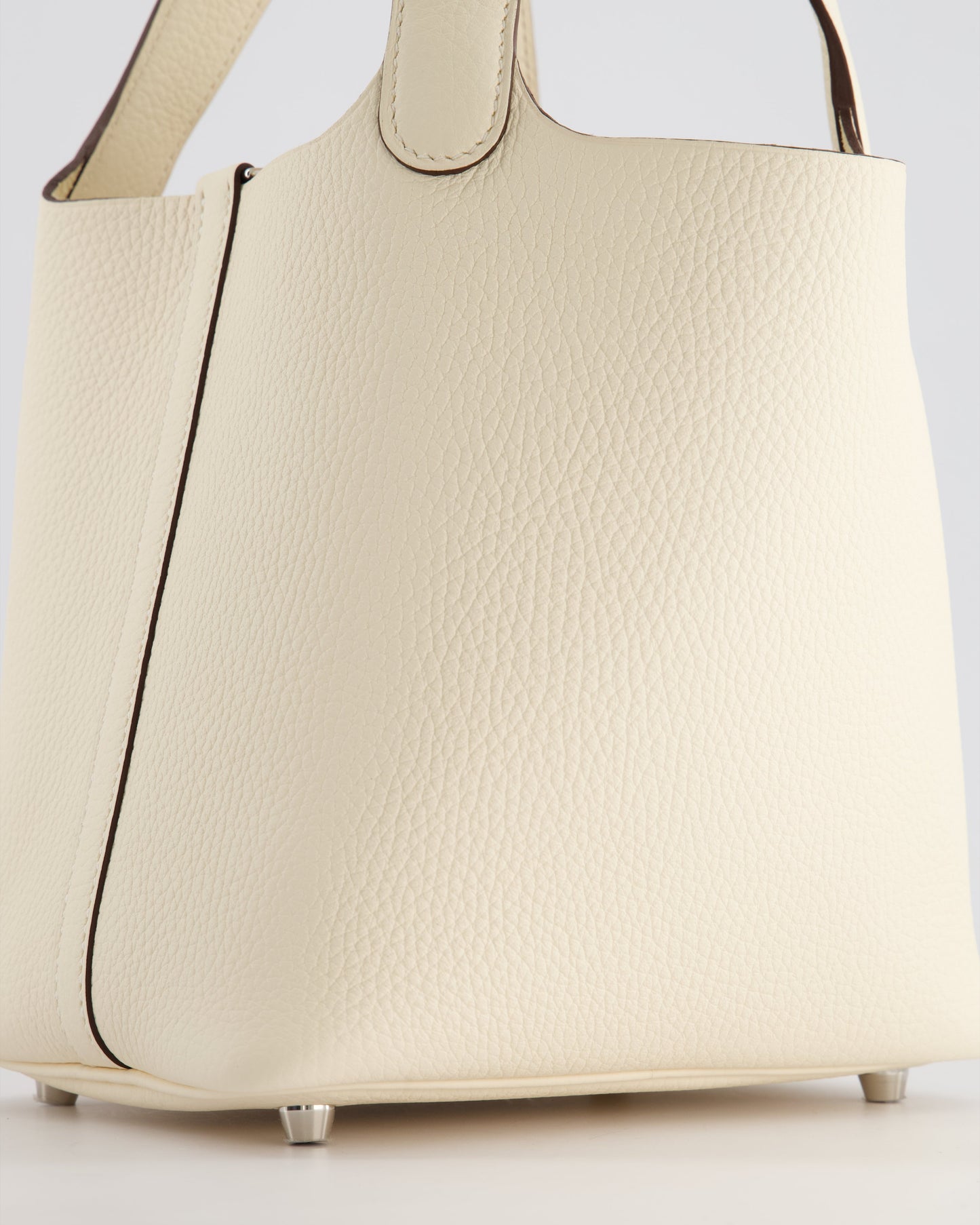 *HOT & RARE* Hermès Picotin Bag 18cm in Nata Clemence Leather with Palladium Hardware